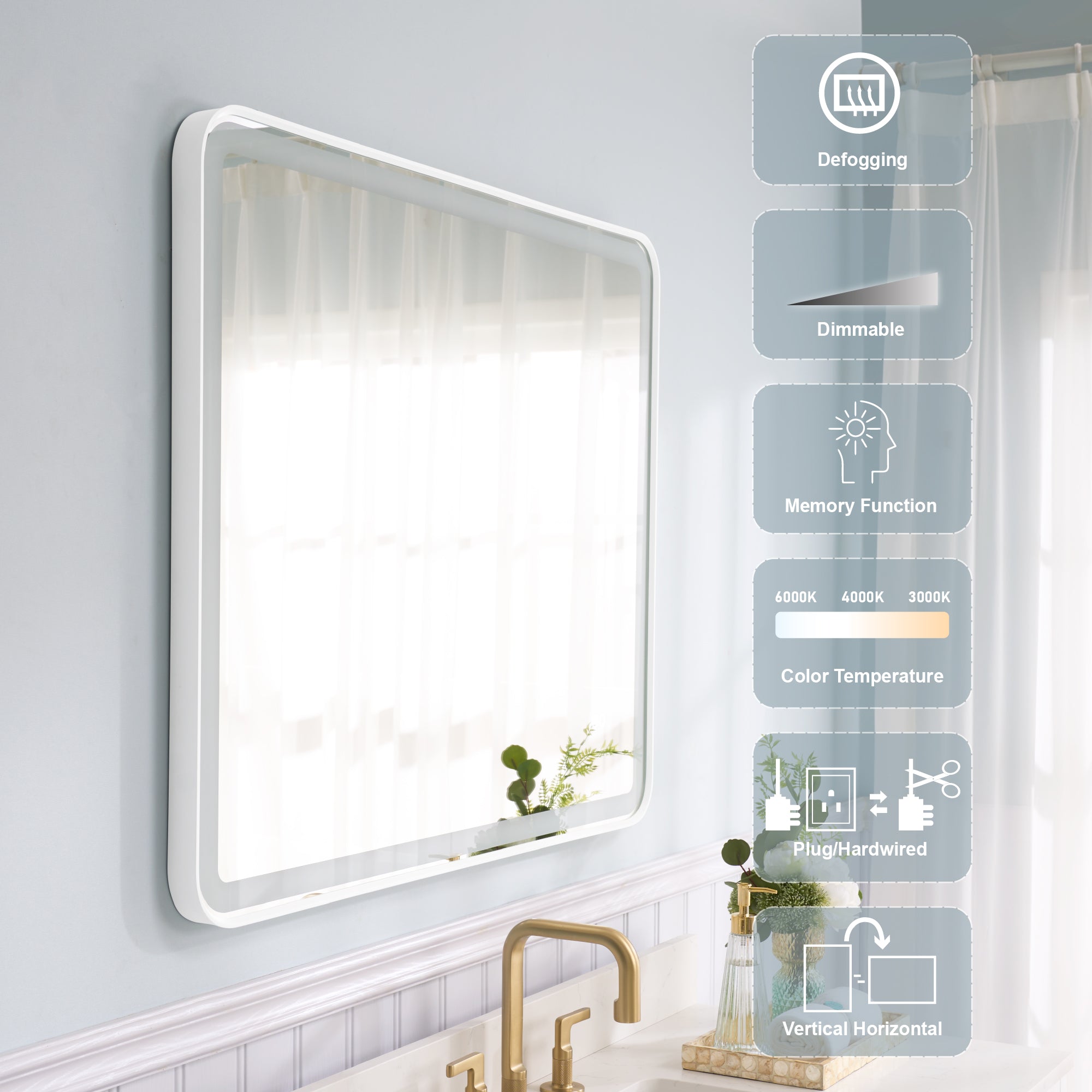 Wall Mirrors for Bathroom