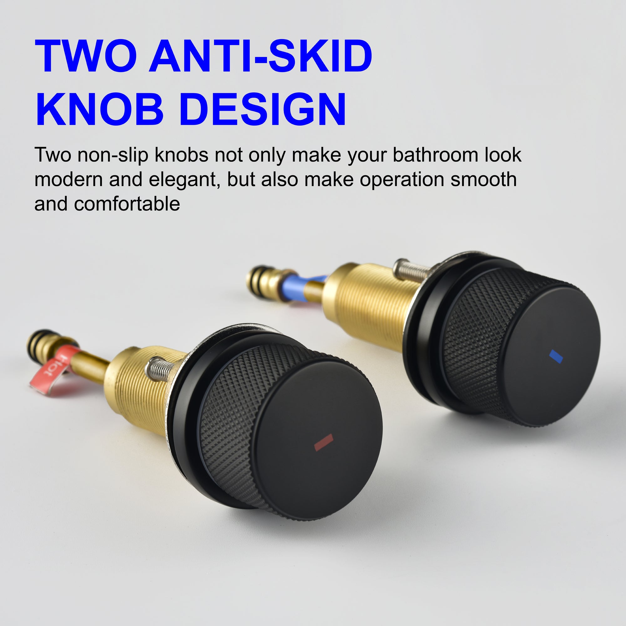 Double Handle Deck Mounted Roman Tub Faucet Trim
