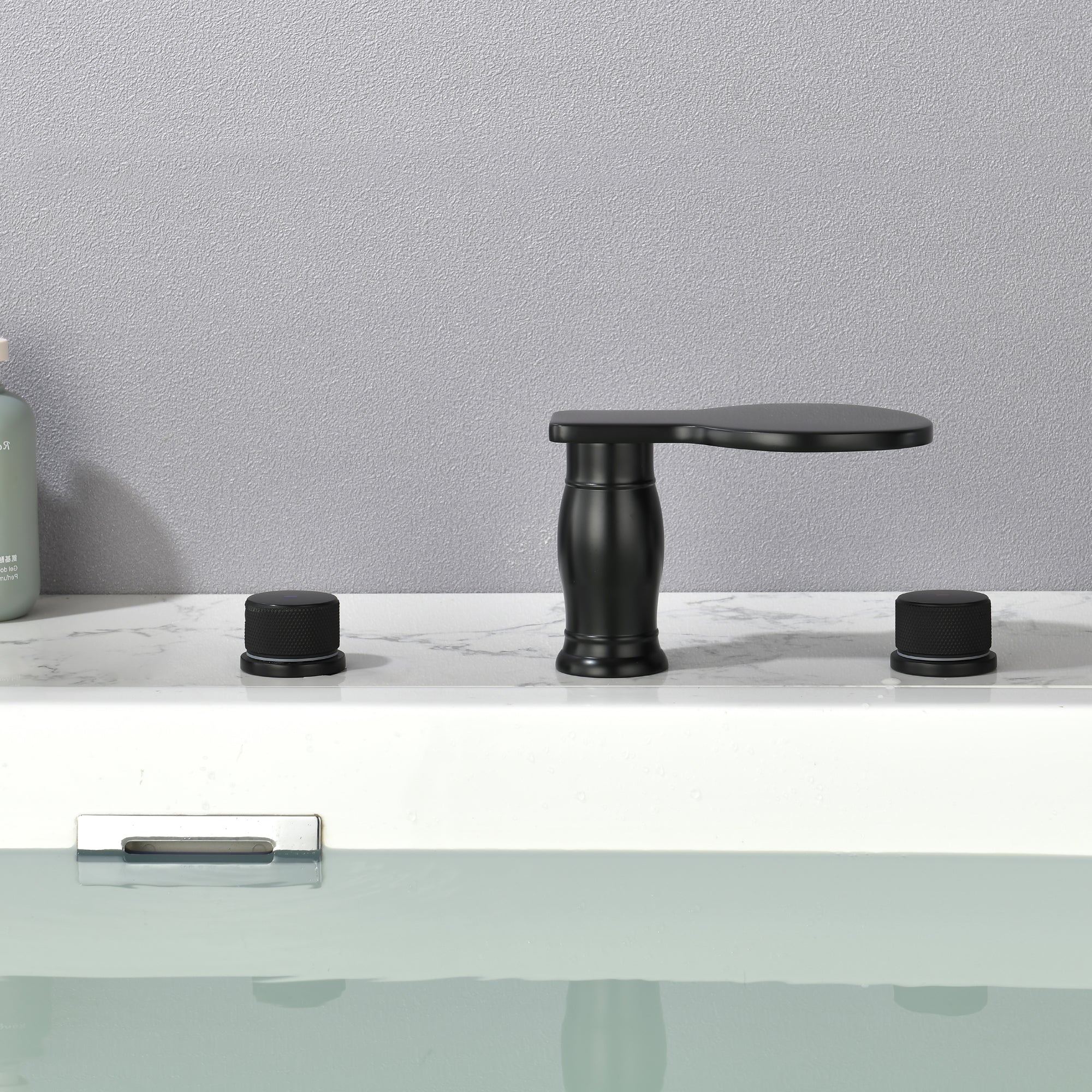 Double Handle Deck Mounted Roman Tub Faucet Trim