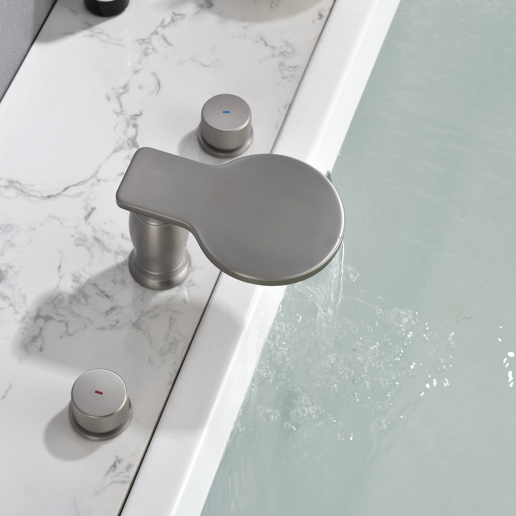 Double Handle Deck Mounted Roman Tub Faucet Trim
