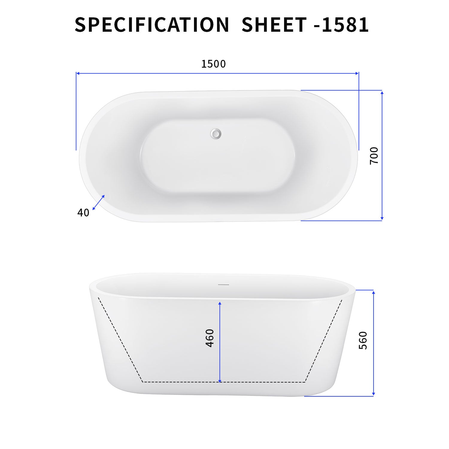 Best-Selling Tubs Size