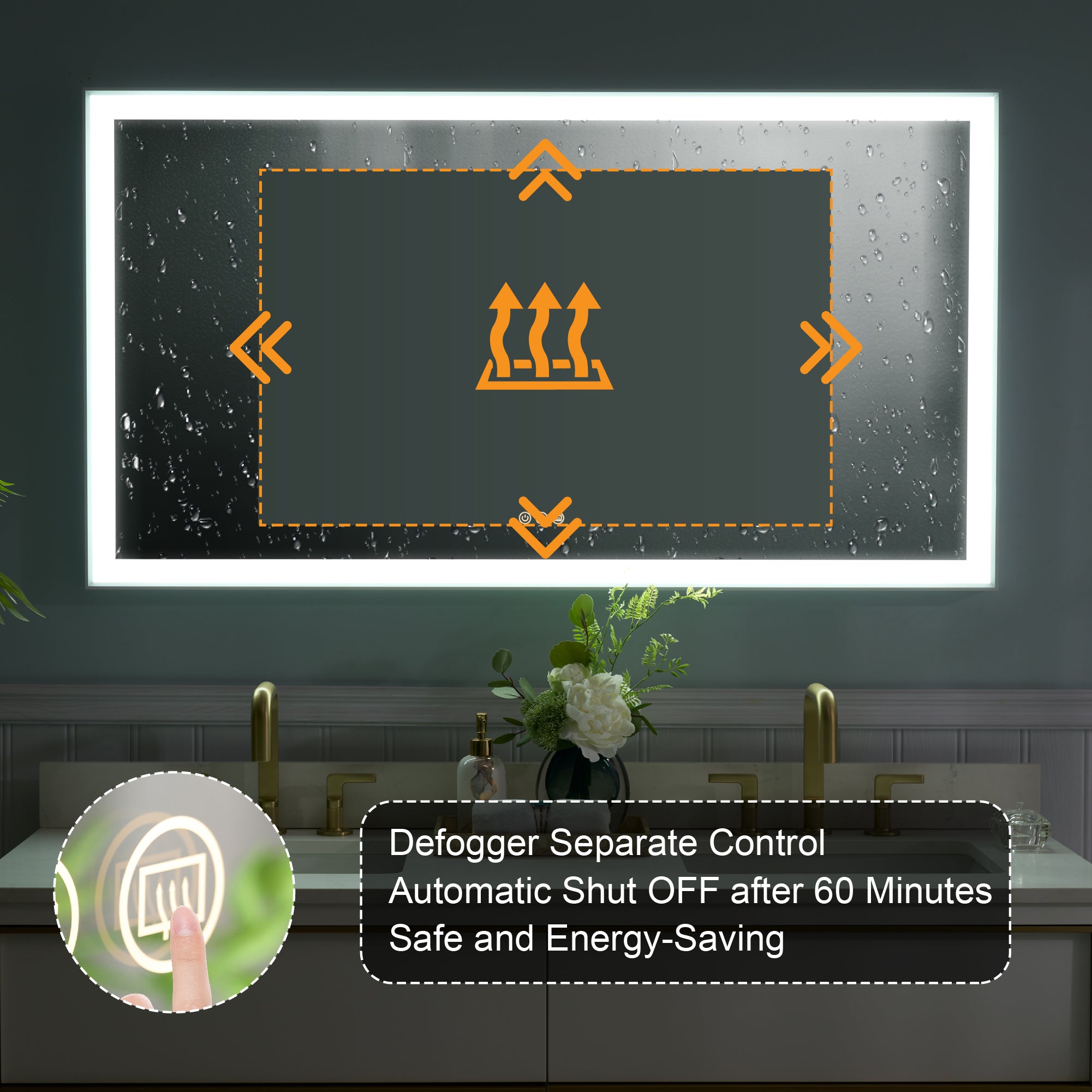 Framed Bathroom Mirror