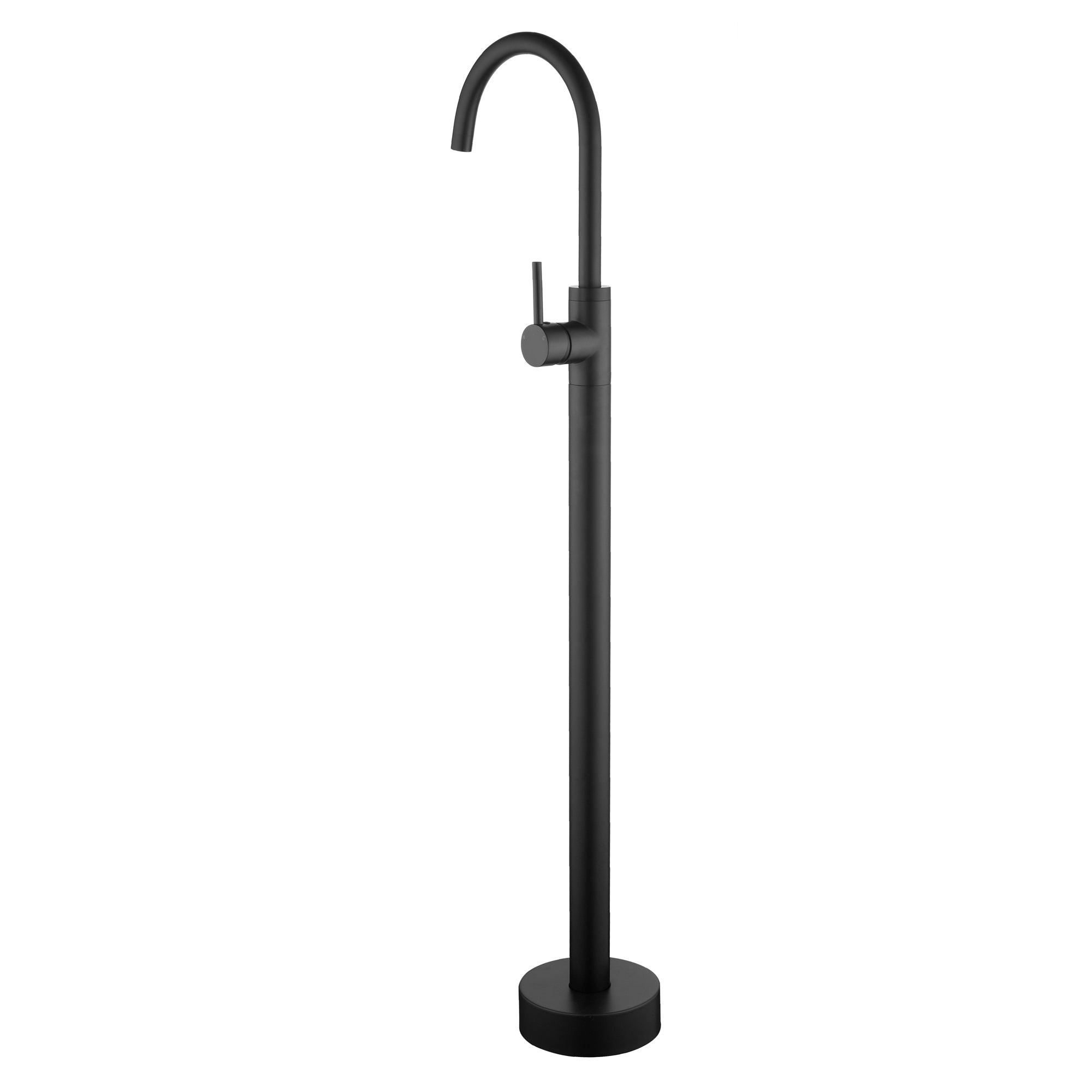 Single Handle Dual Control Floor Mounted Freestanding Bathtub Faucet