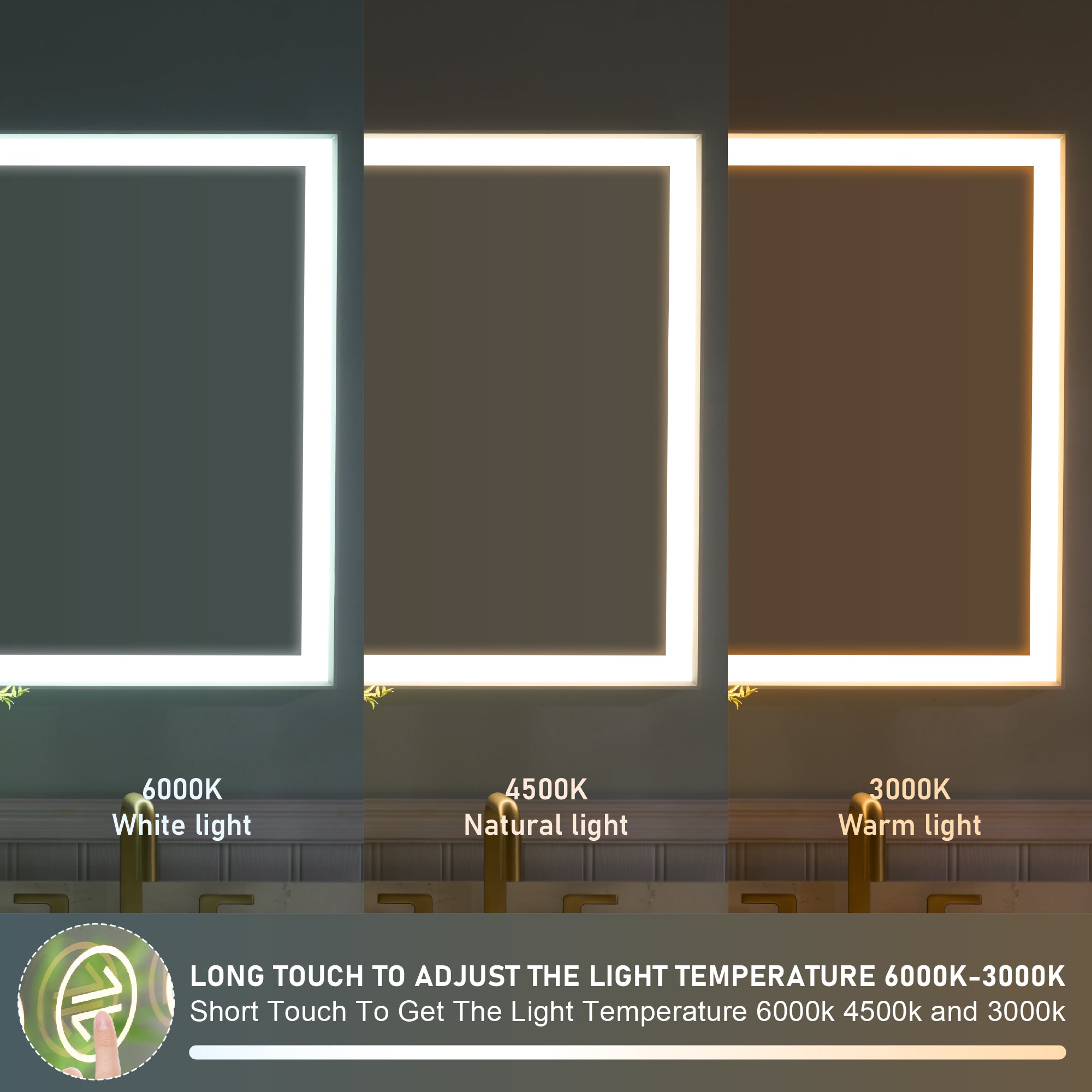 Bathroom Mirrors with LED Lights