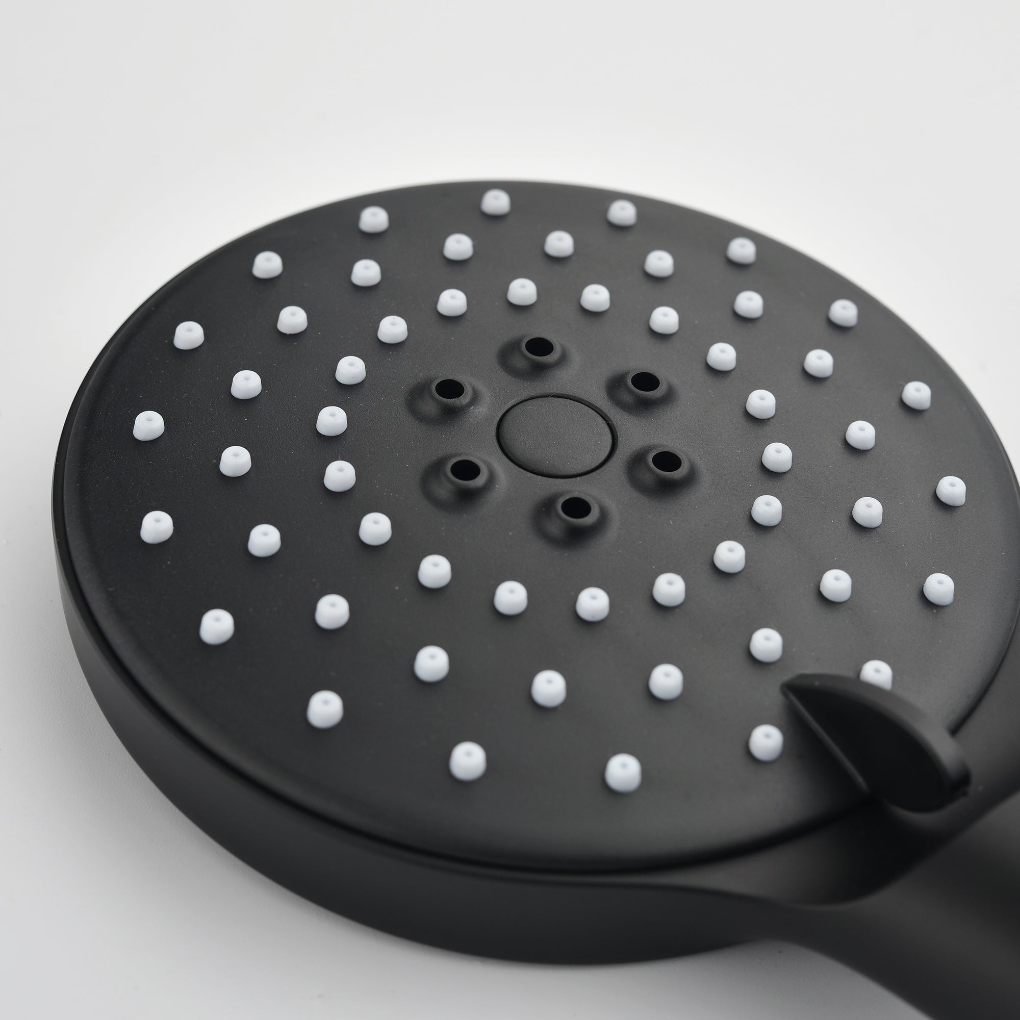 10 in. Wall Mount Dual Shower Heads System with Handheld Shower in Matte Black