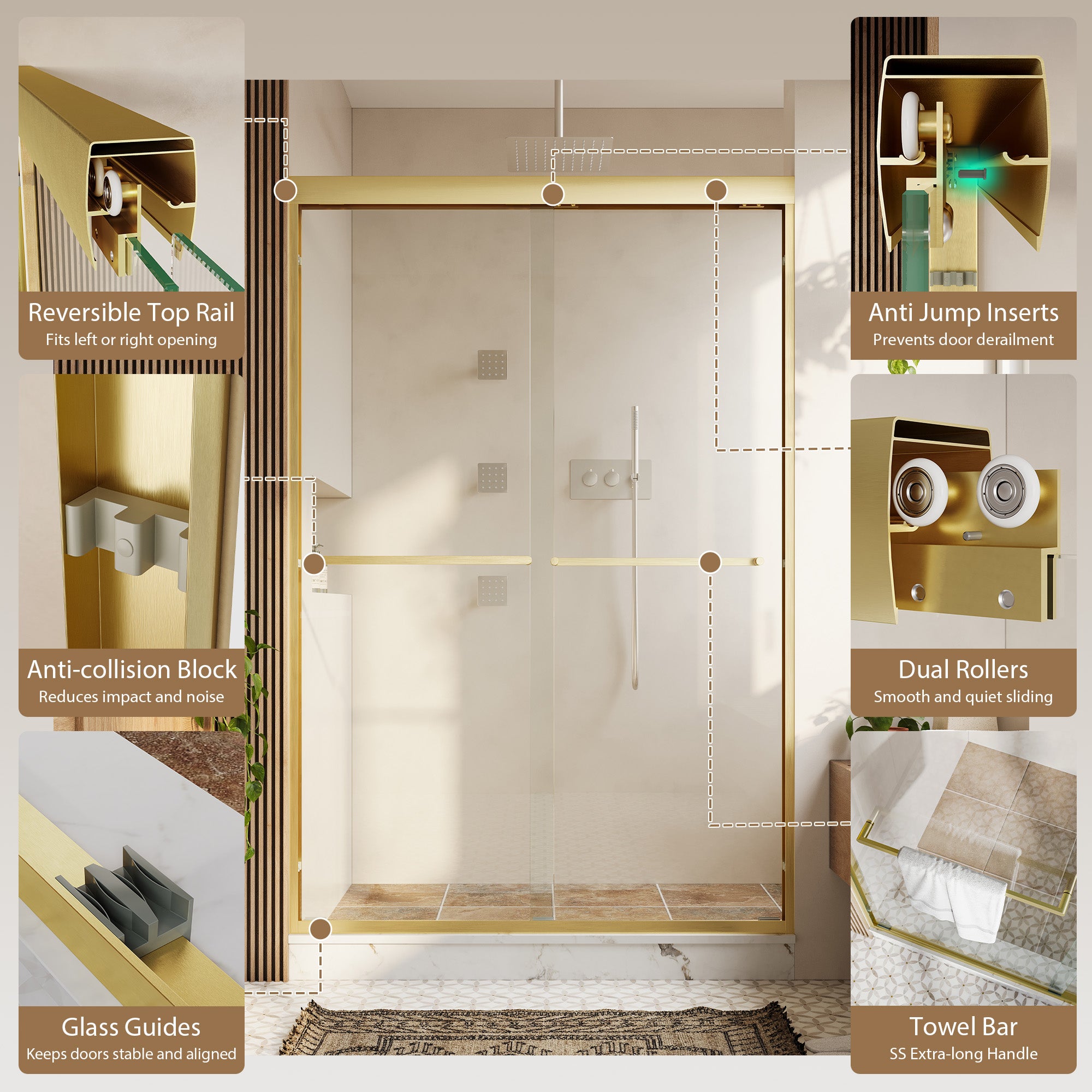 #Color_Brushed Gold