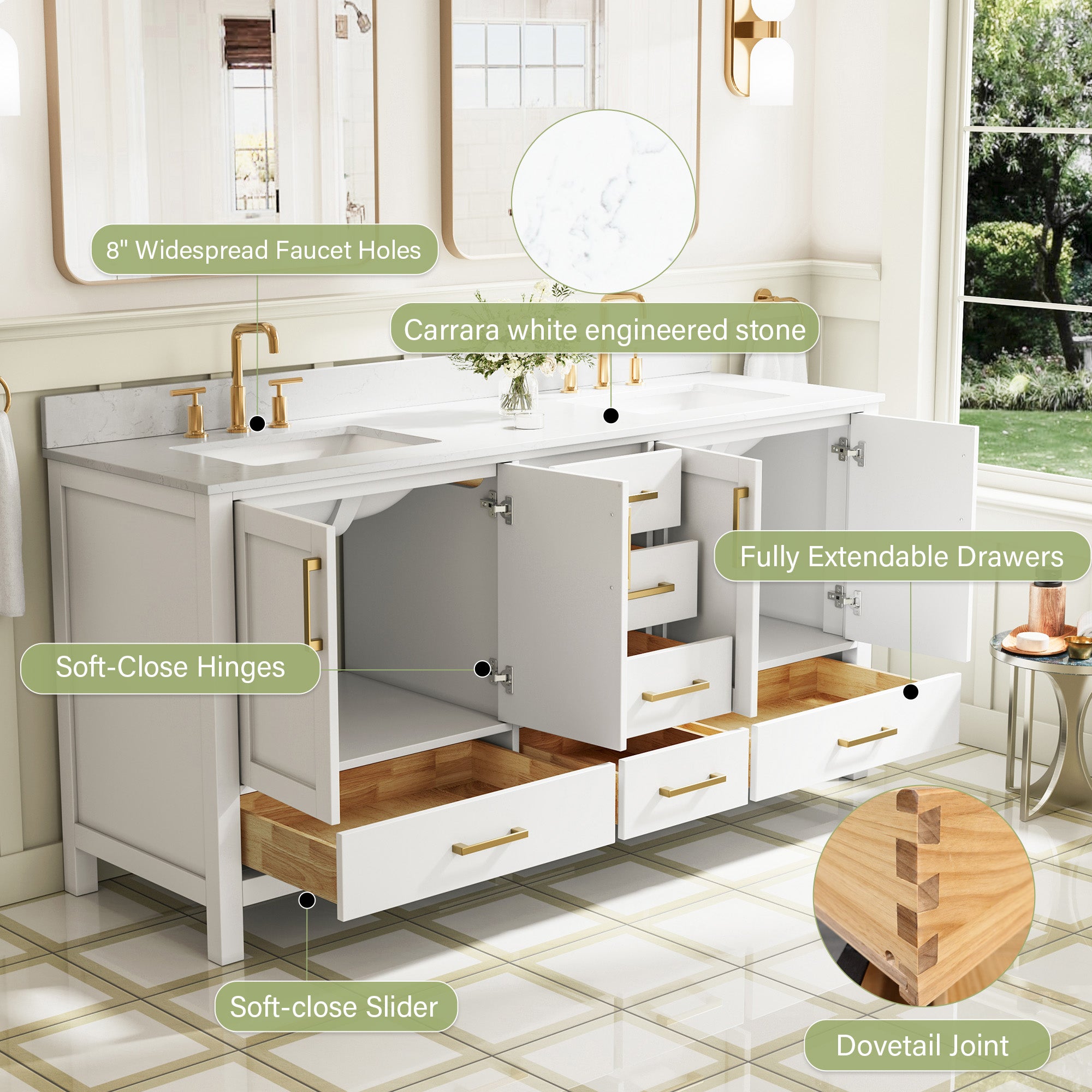 #Handle Color_Brushed Gold