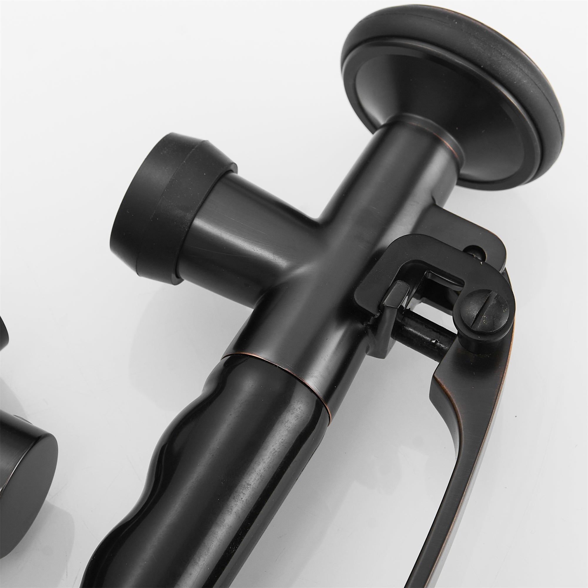 Pull Down Double Handle Kitchen Sink Faucet in Oil Rubbed Bronze