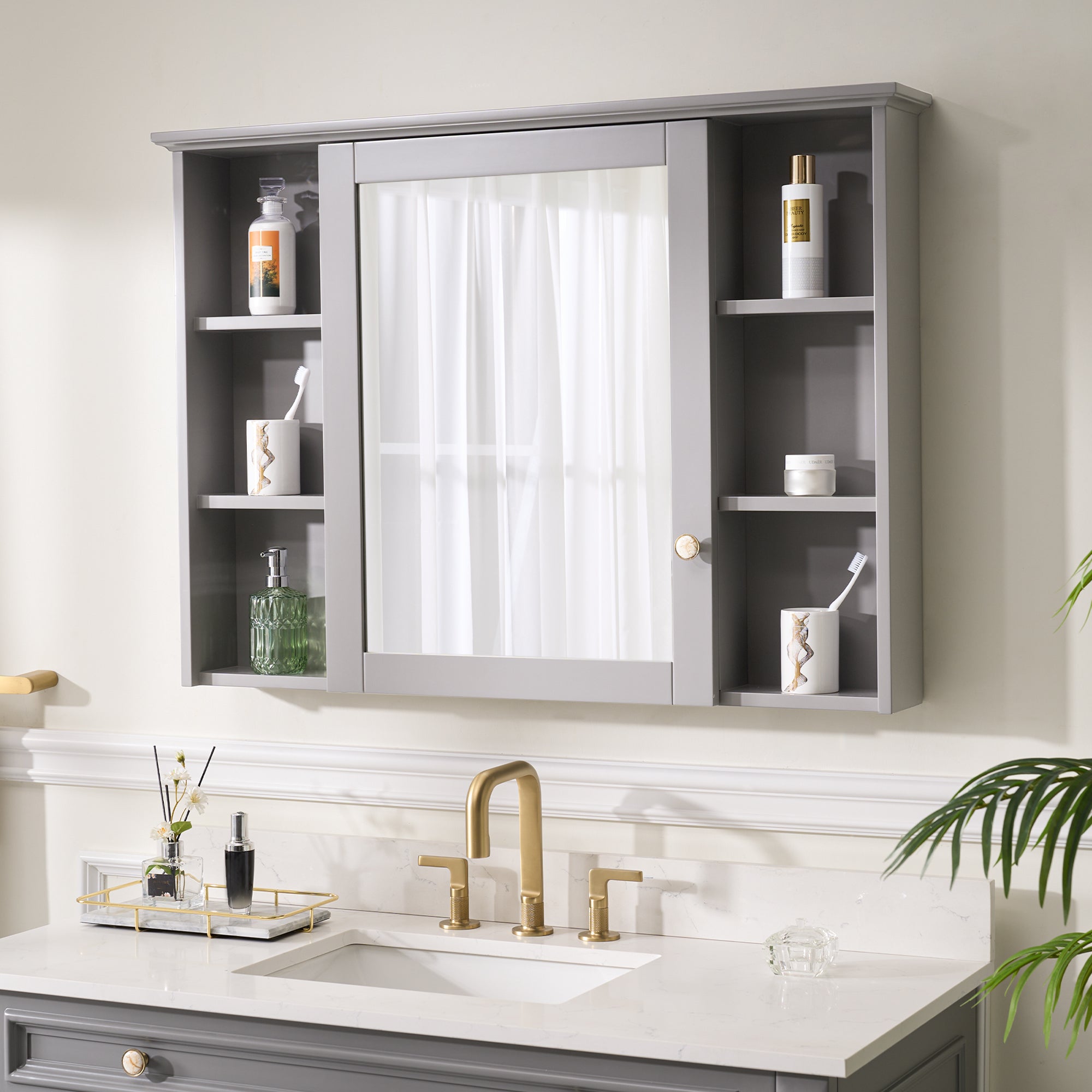 Mirrored Medicine Cabinet