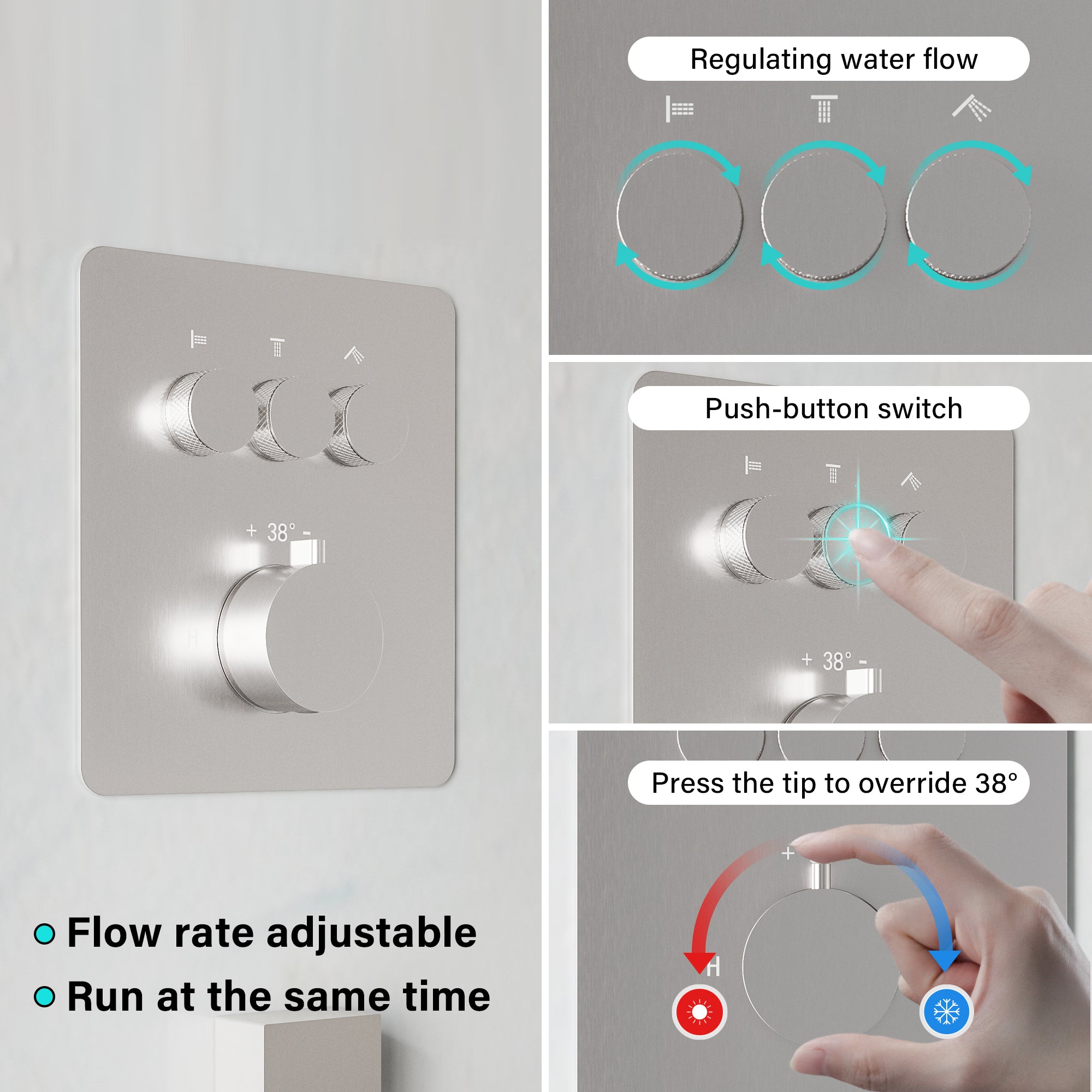 #Color_Brushed Nickel