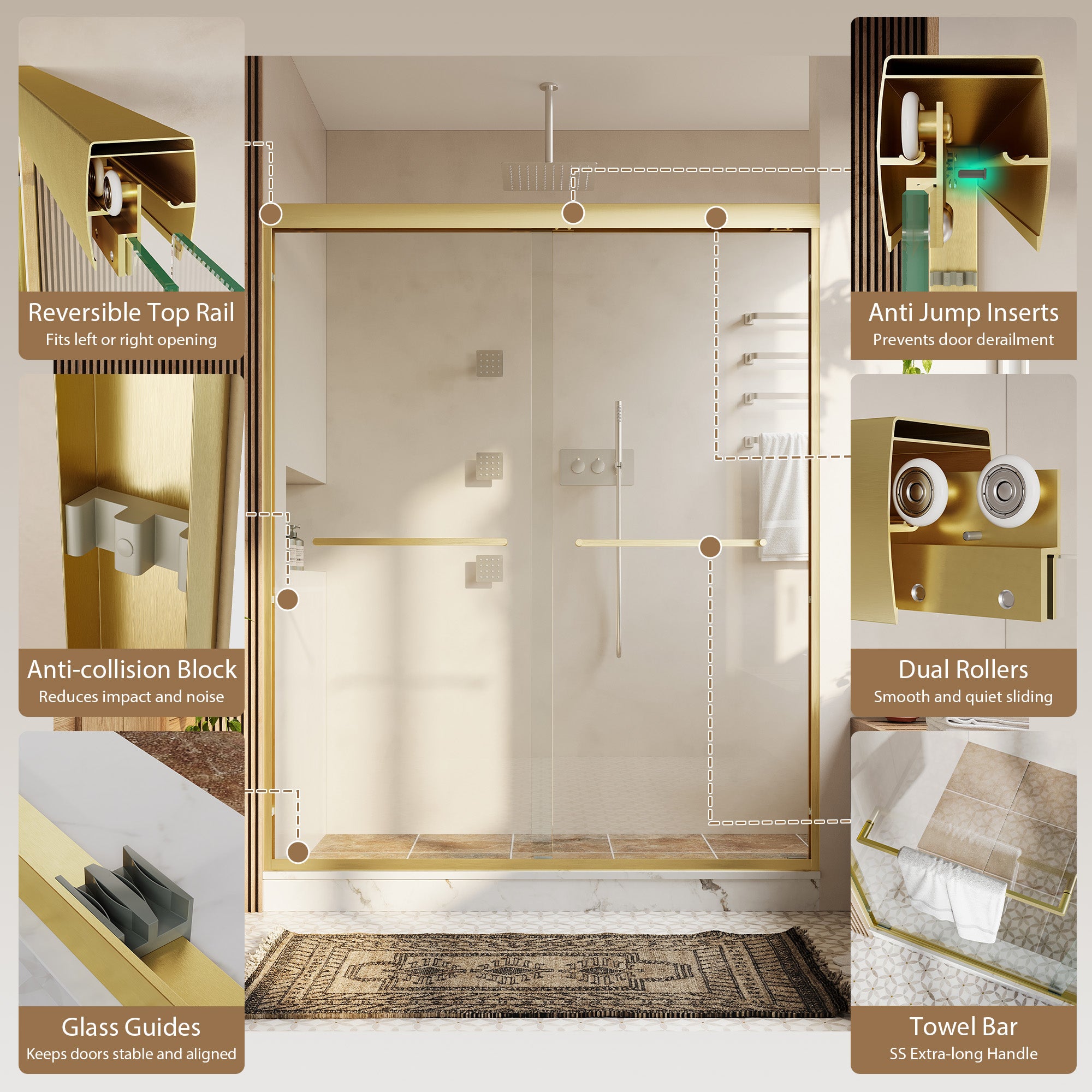 #Color_Brushed Gold