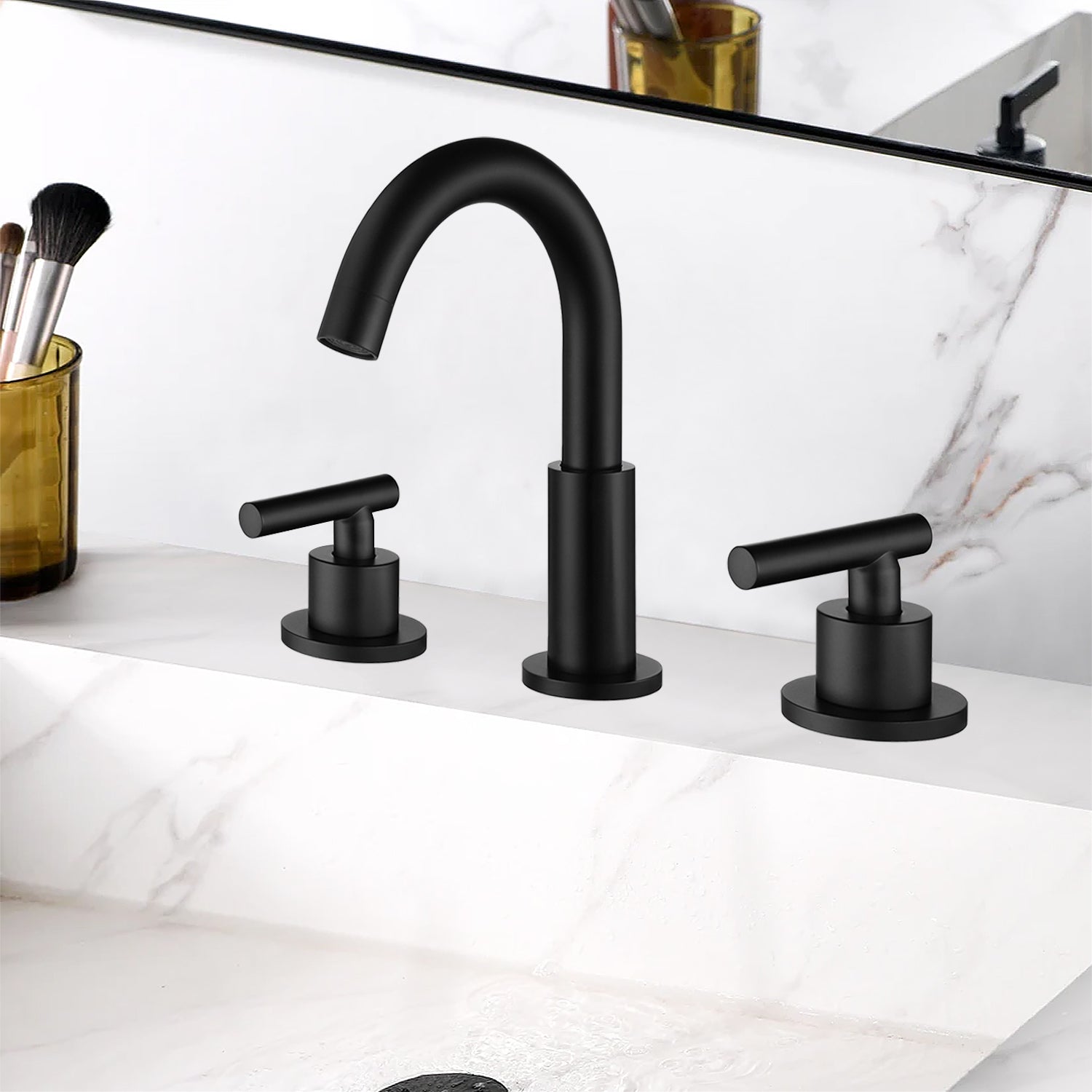 Double Handle Bathroom Faucet