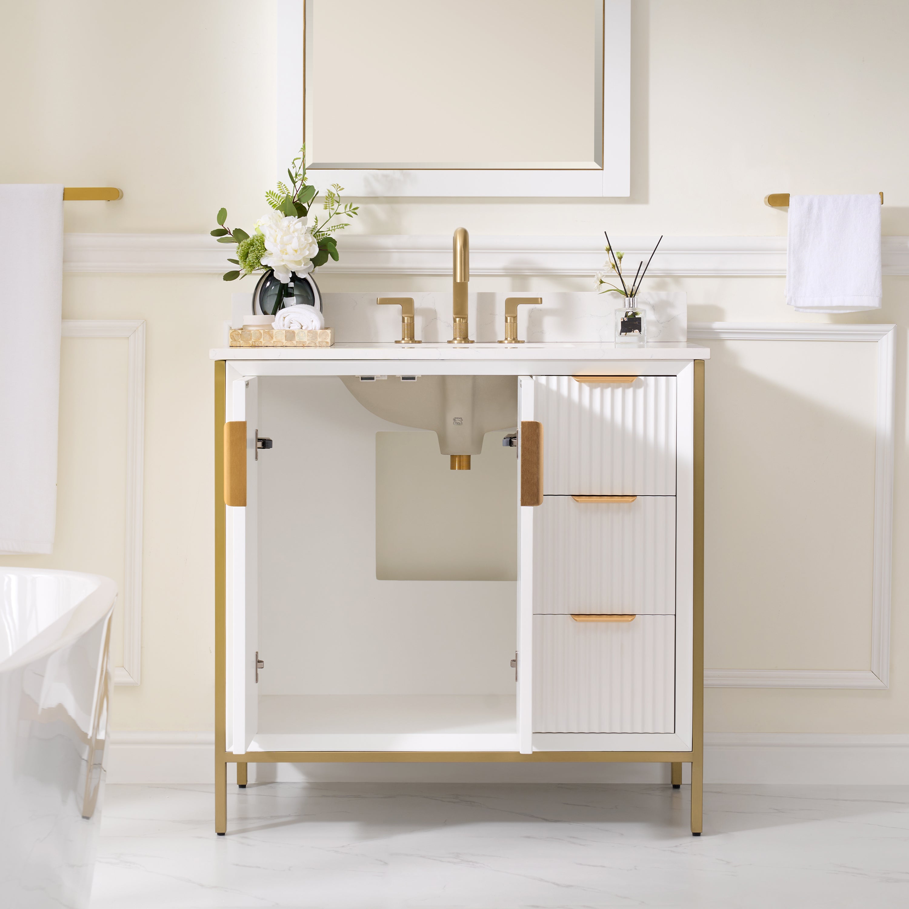 Bathroom Vanity and Sink