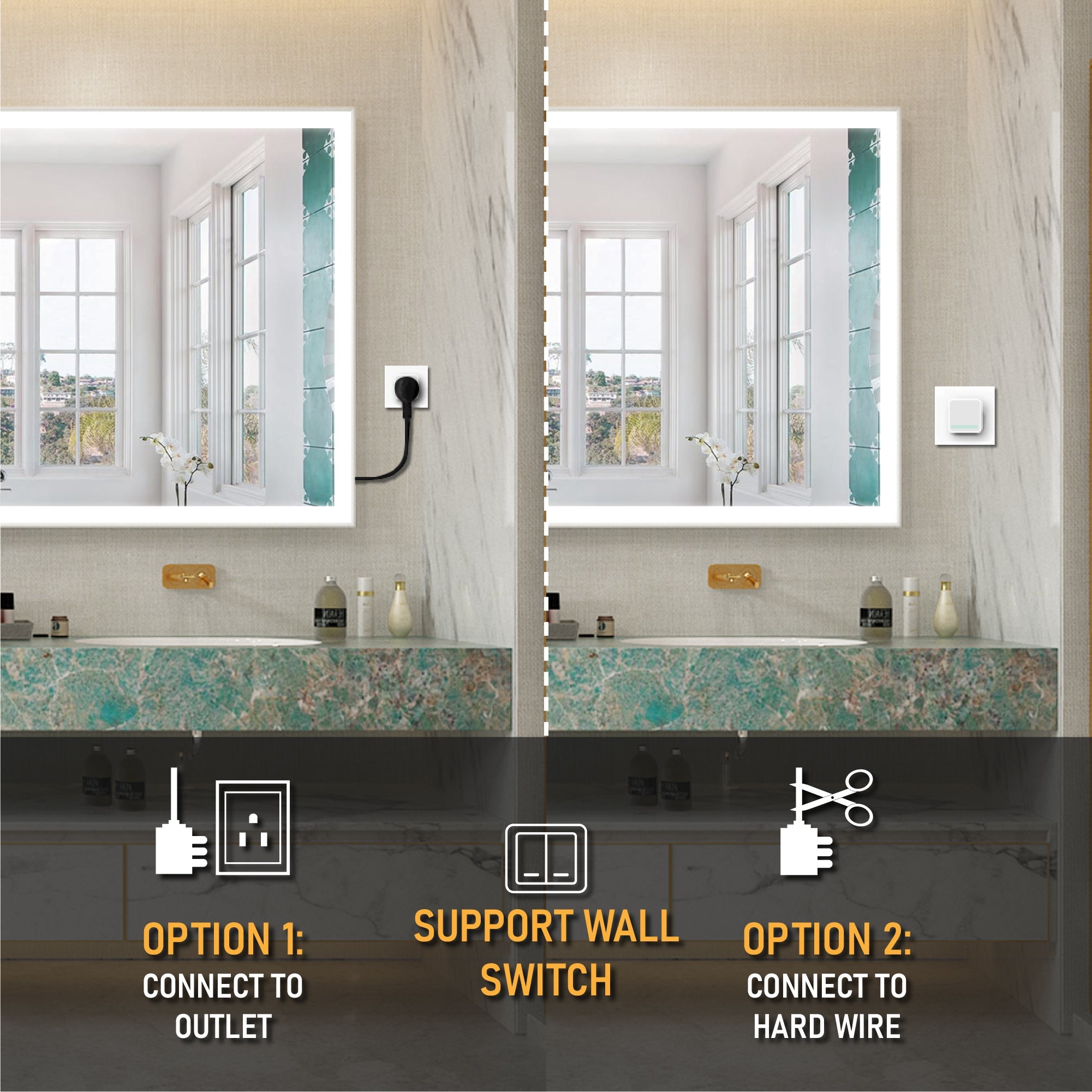 Rectangle Bathroom Mirror