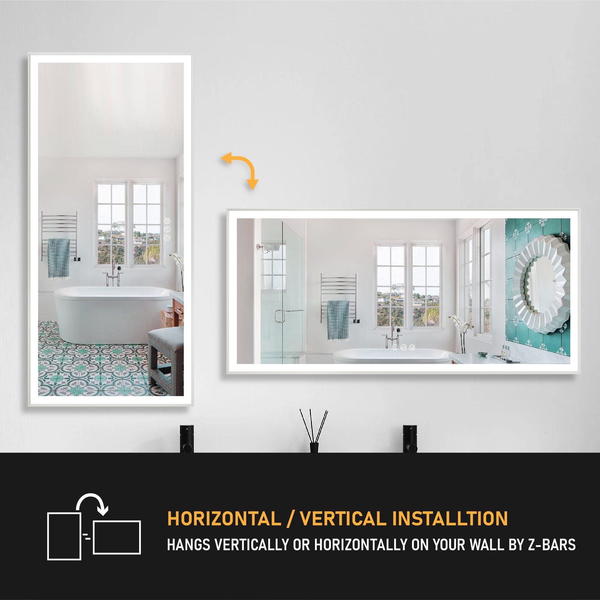 Rectangle Bathroom Mirror