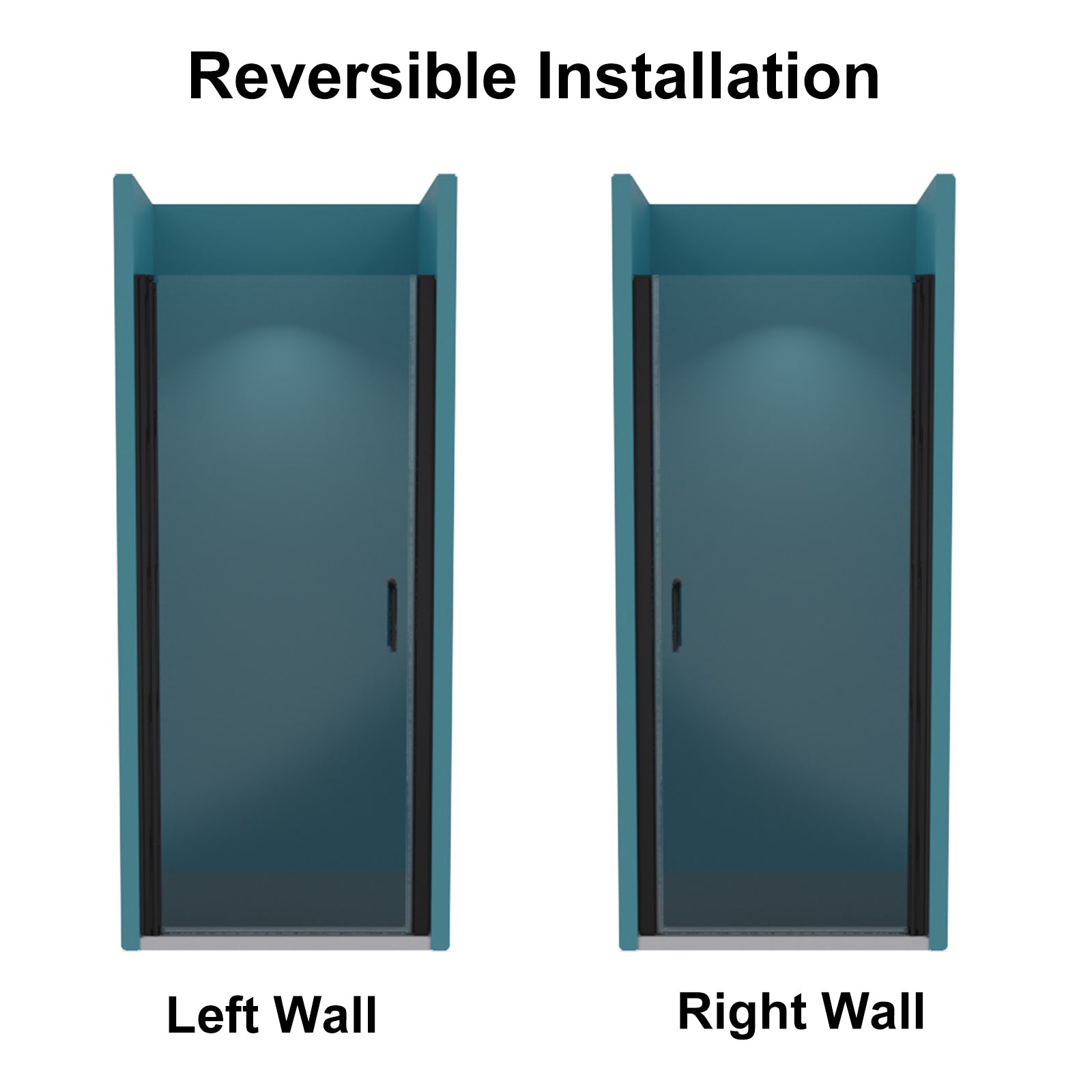 shower glass doors frameless