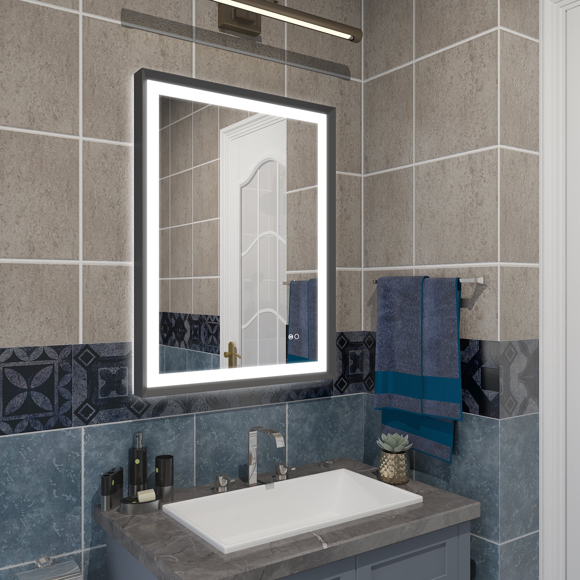 Lighted Bathroom Mirror