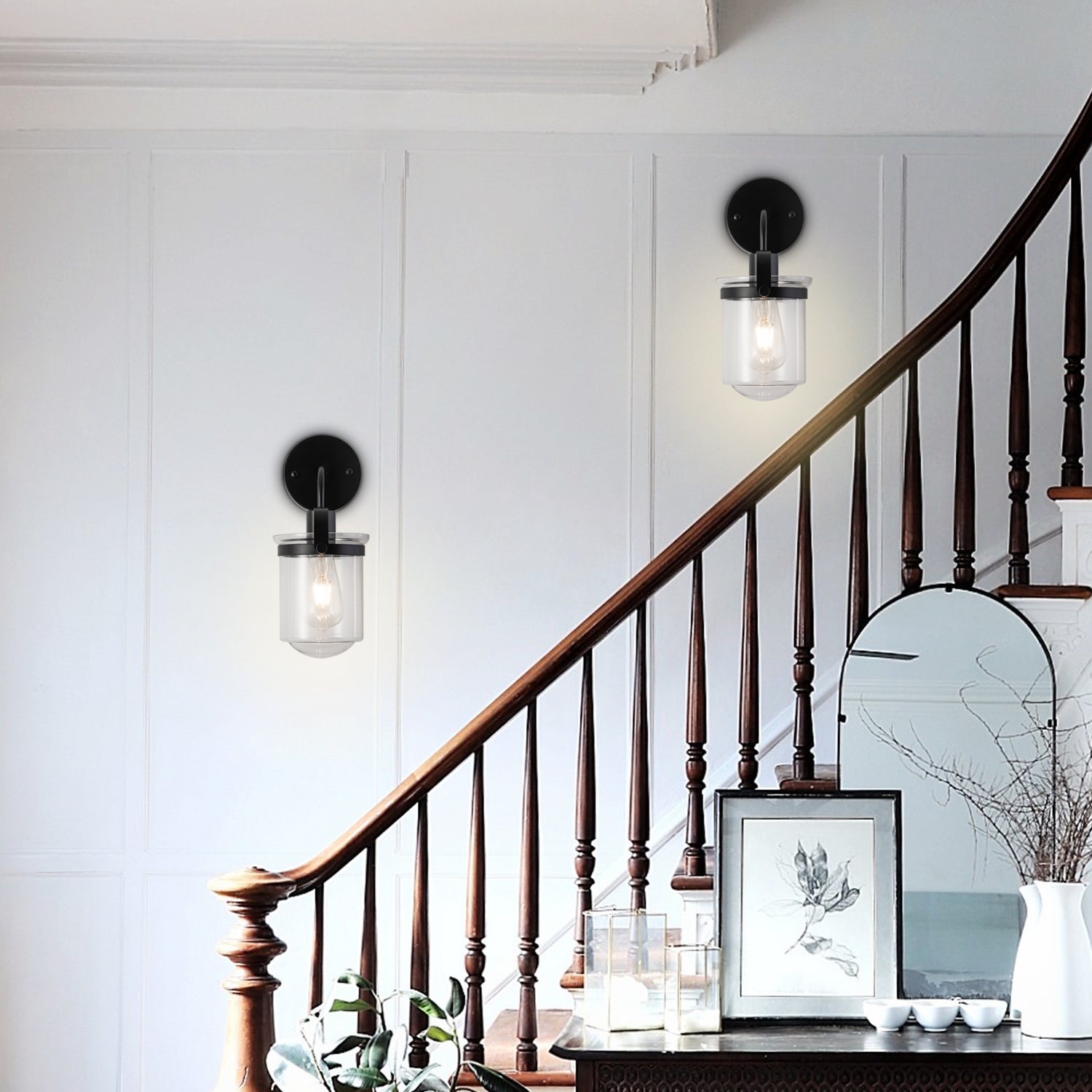 Industrial Indoor Wall Light Fixture for Bathroom Living Room Bedroom Over Kitchen Sink