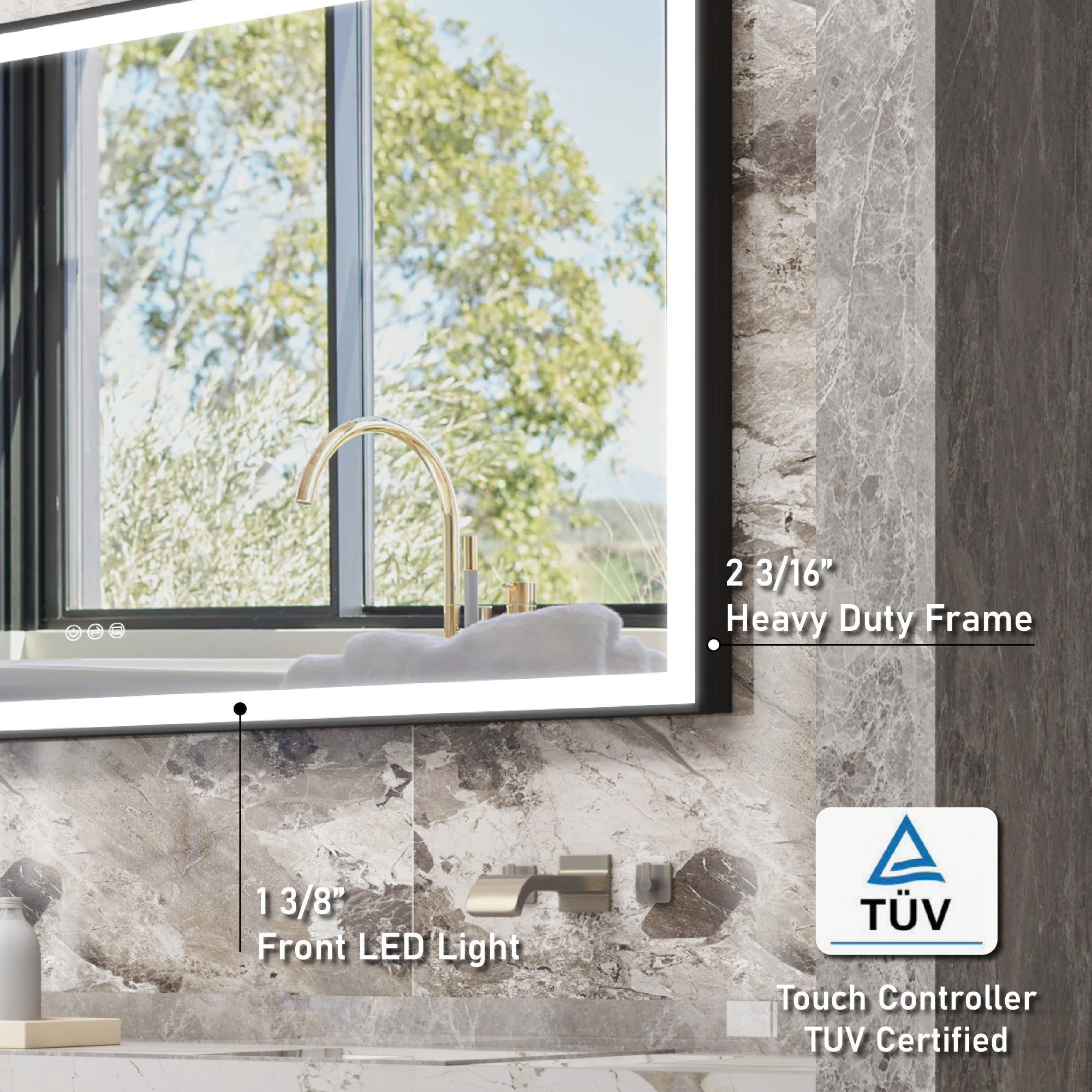 Bathroom Light Mirror