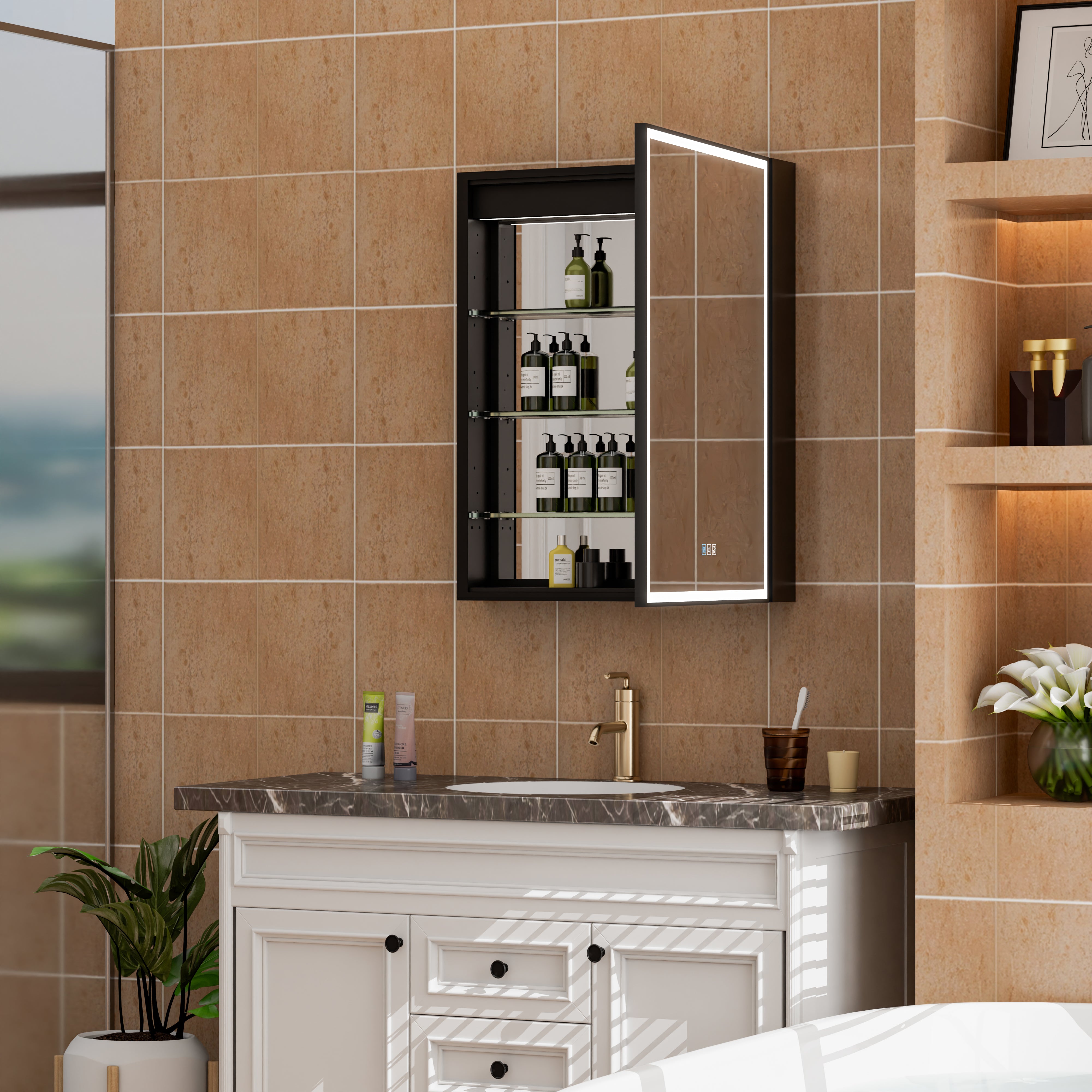 Mirrored Medicine Cabinets