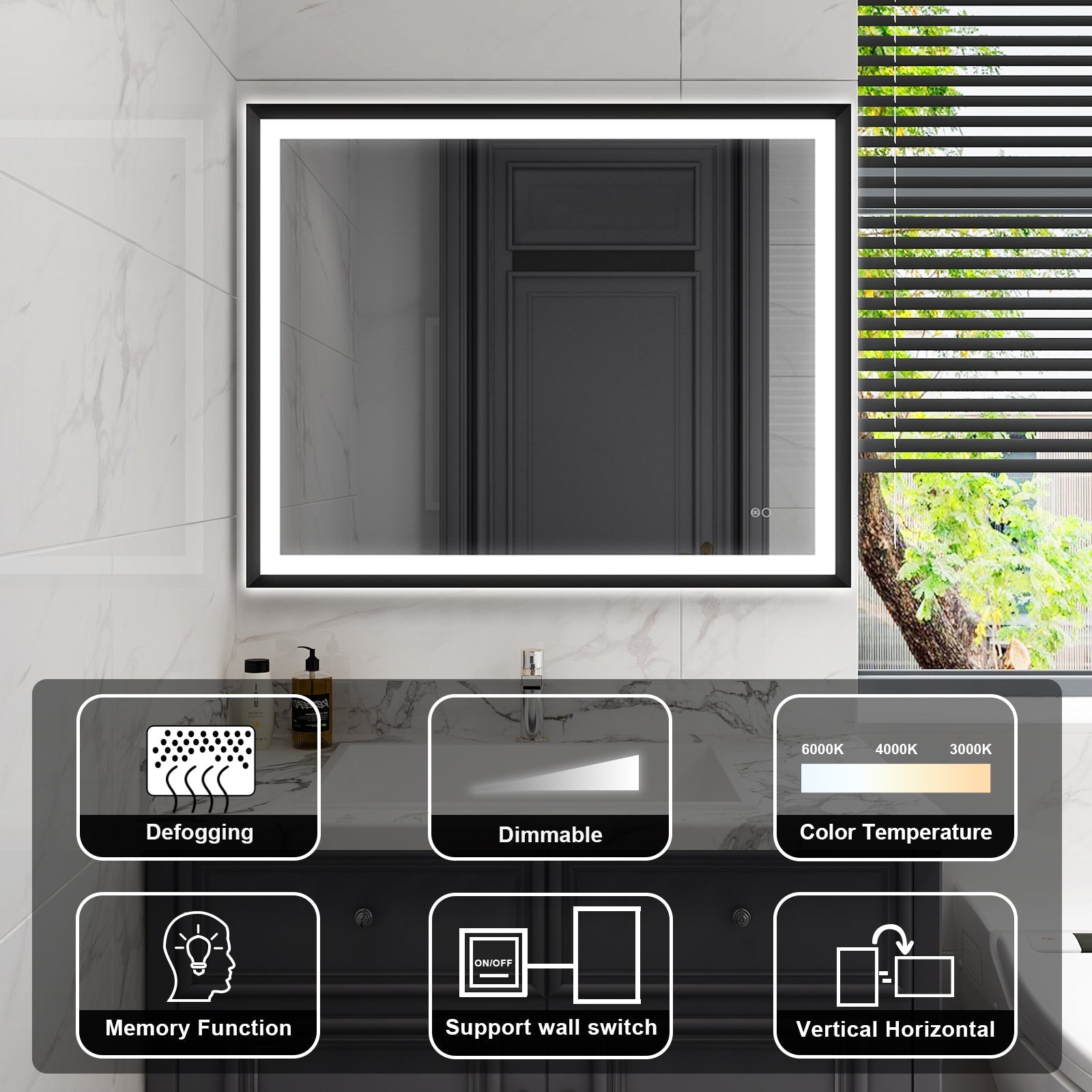 Bathroom Mirror Features