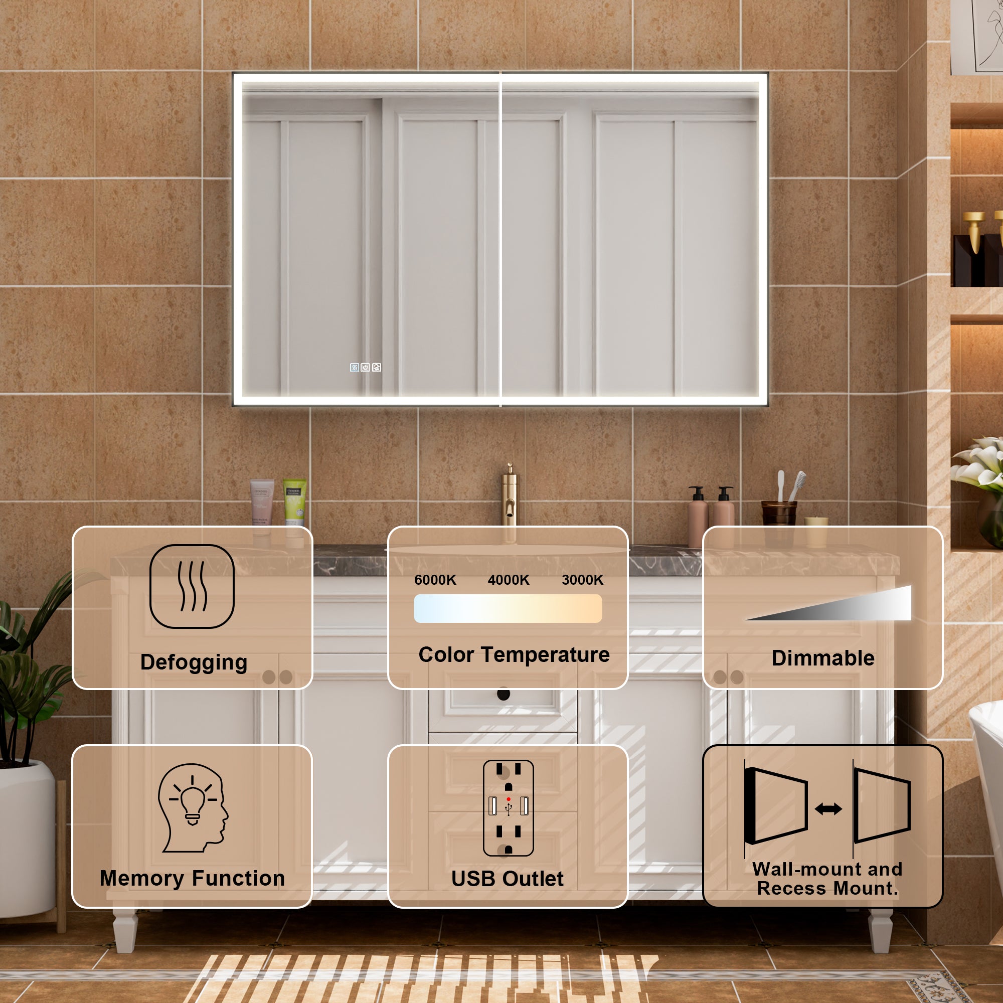 Surface Mount Medicine Cabinet