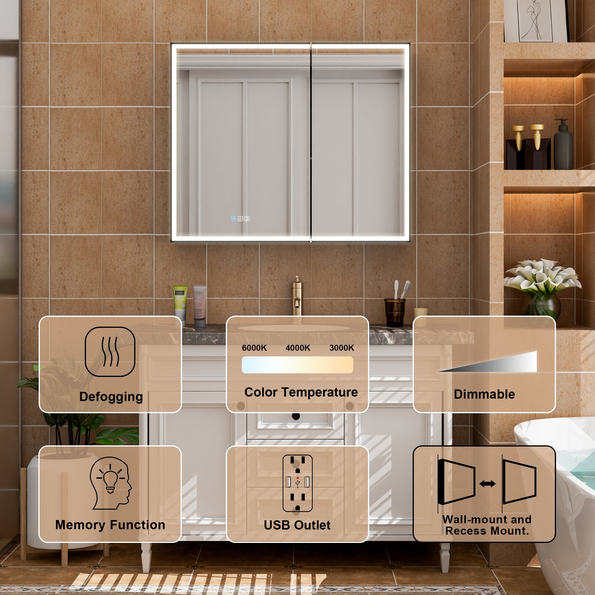 Medicine Cabinets with Mirrors