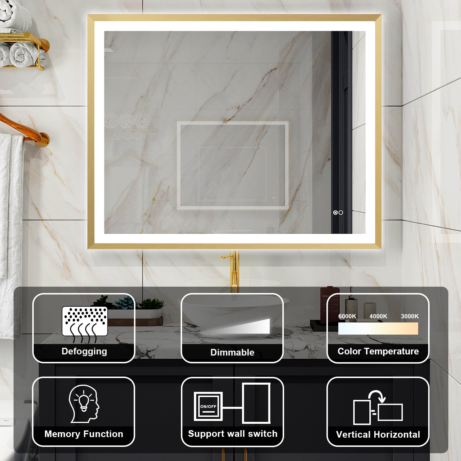 Bathroom Mirror Features