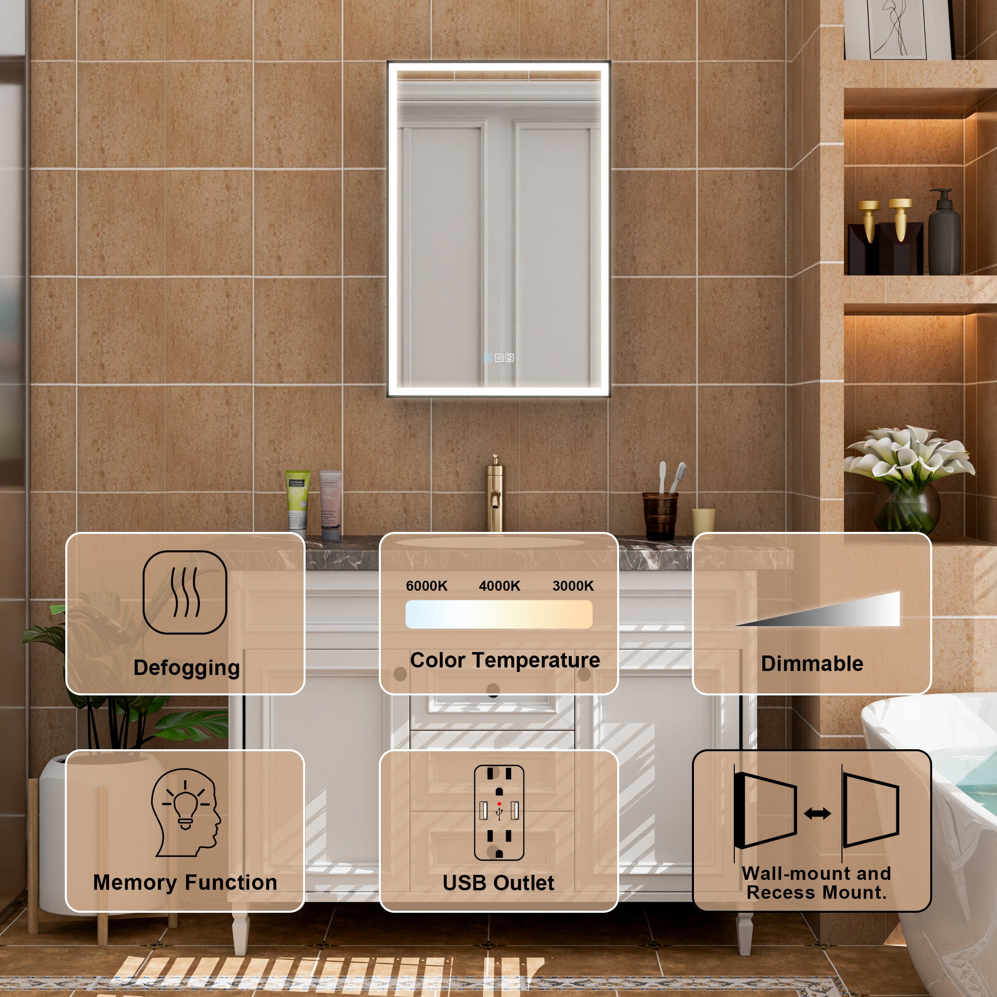 Medicine Cabinet for Bathroom