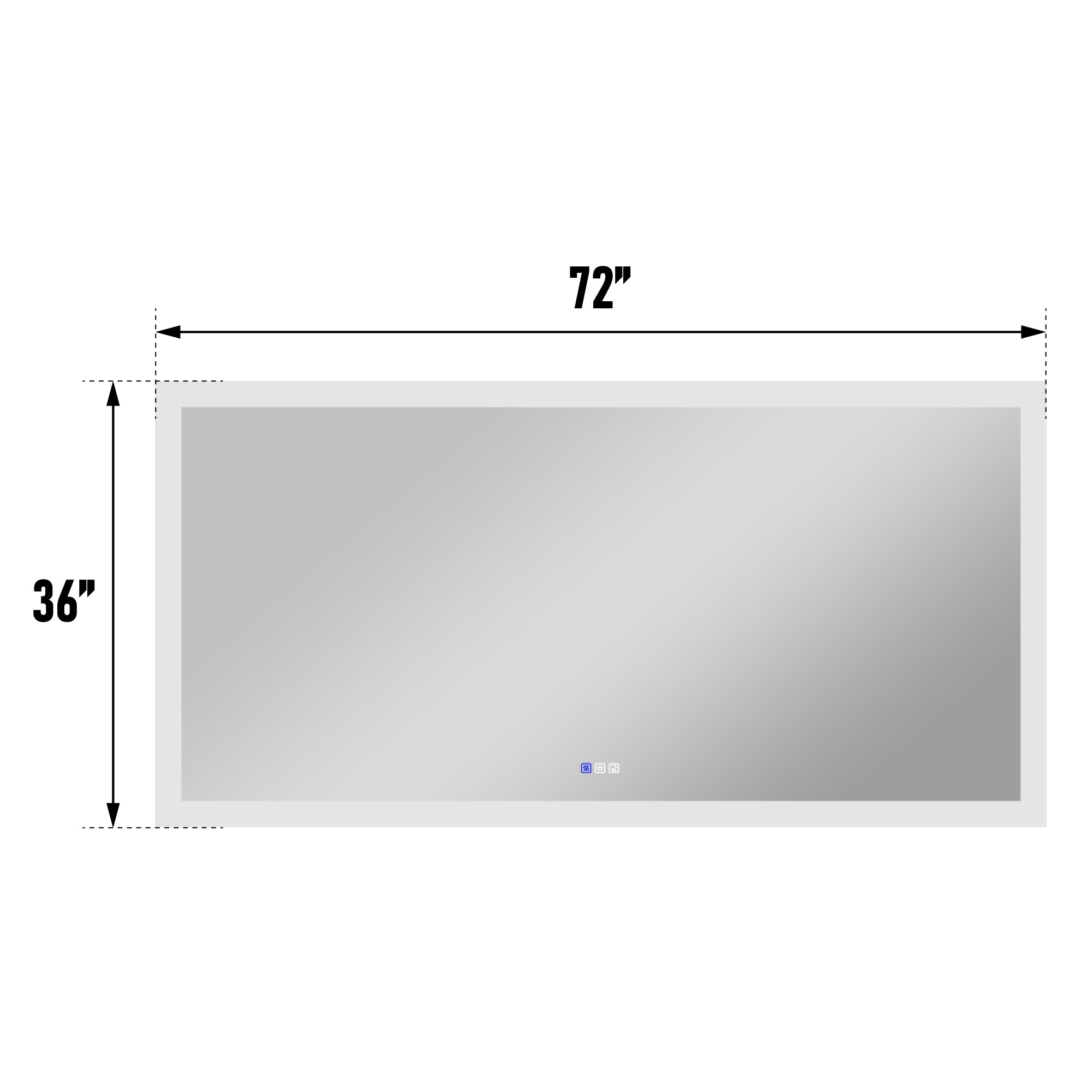 Bathroom Wall Mirror Size