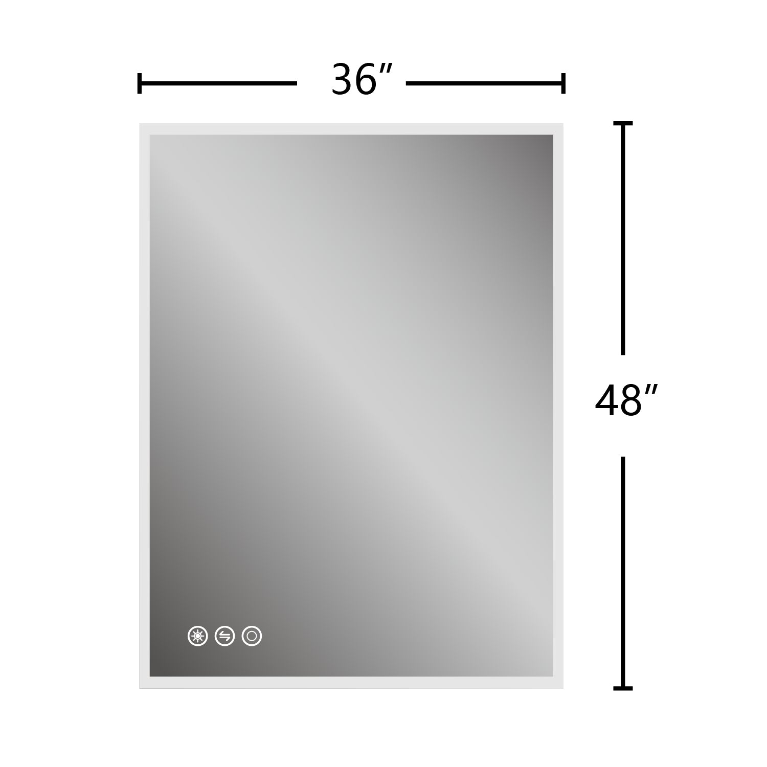 LED Lighted Mirror