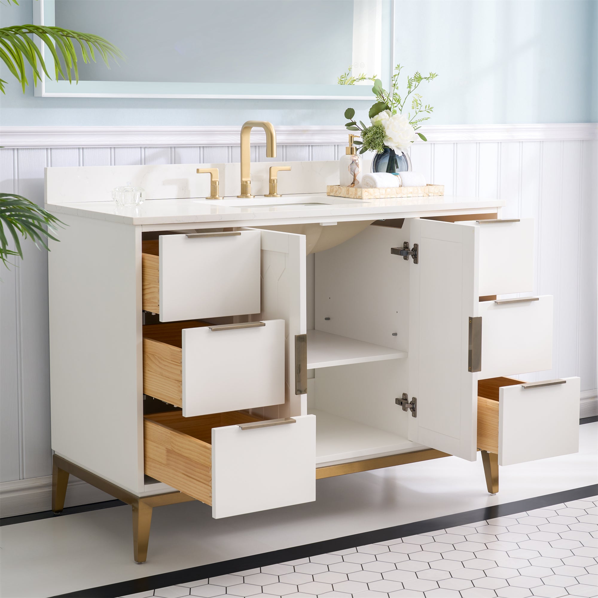 Quartz Bathroom Vanity Tops