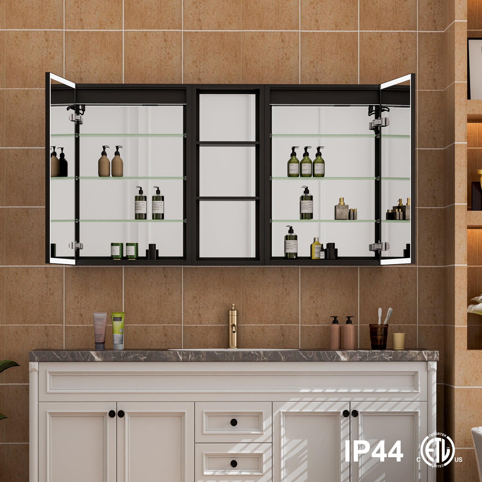 Mirrored Medicine Cabinet