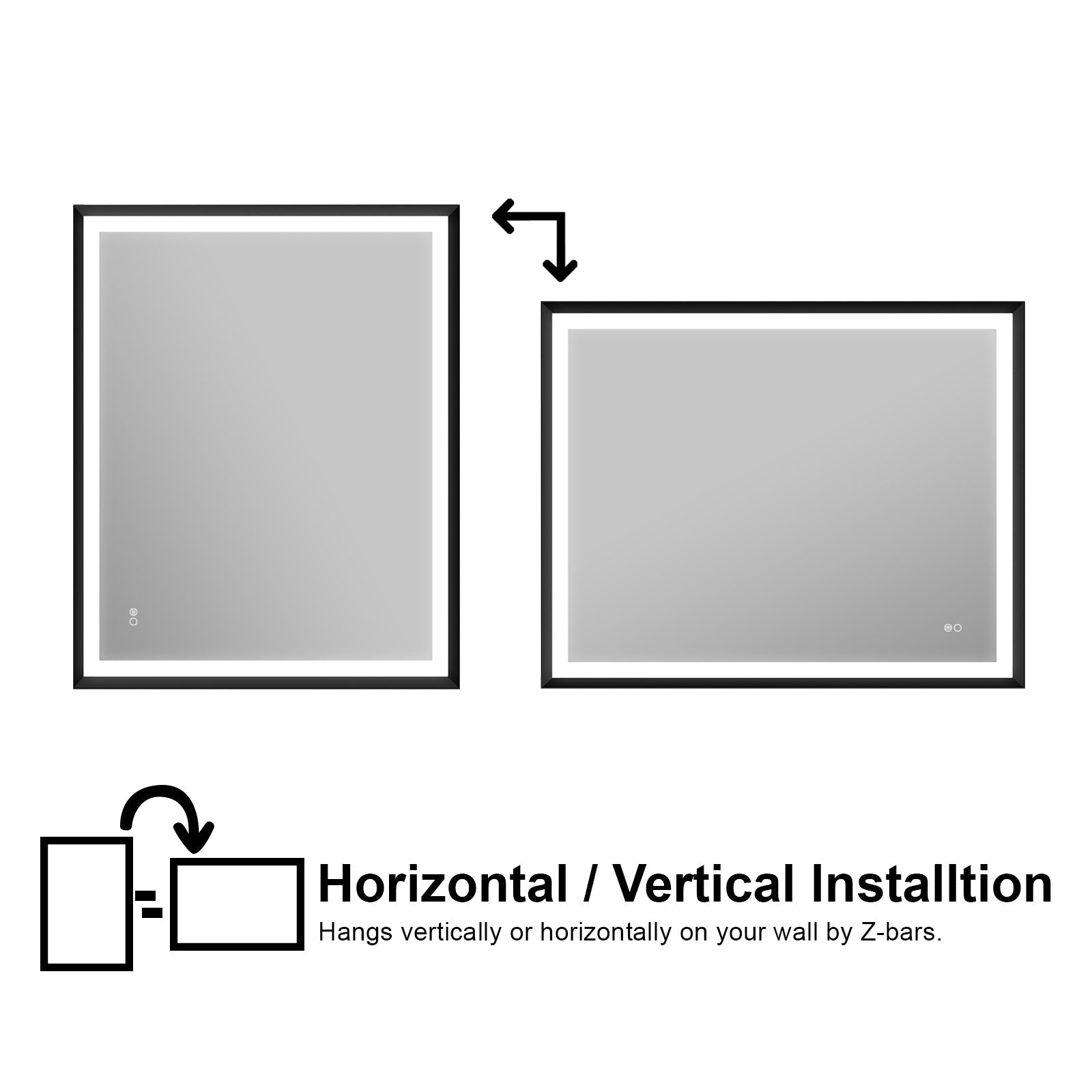 Wall Mounted Bathroom Mirror