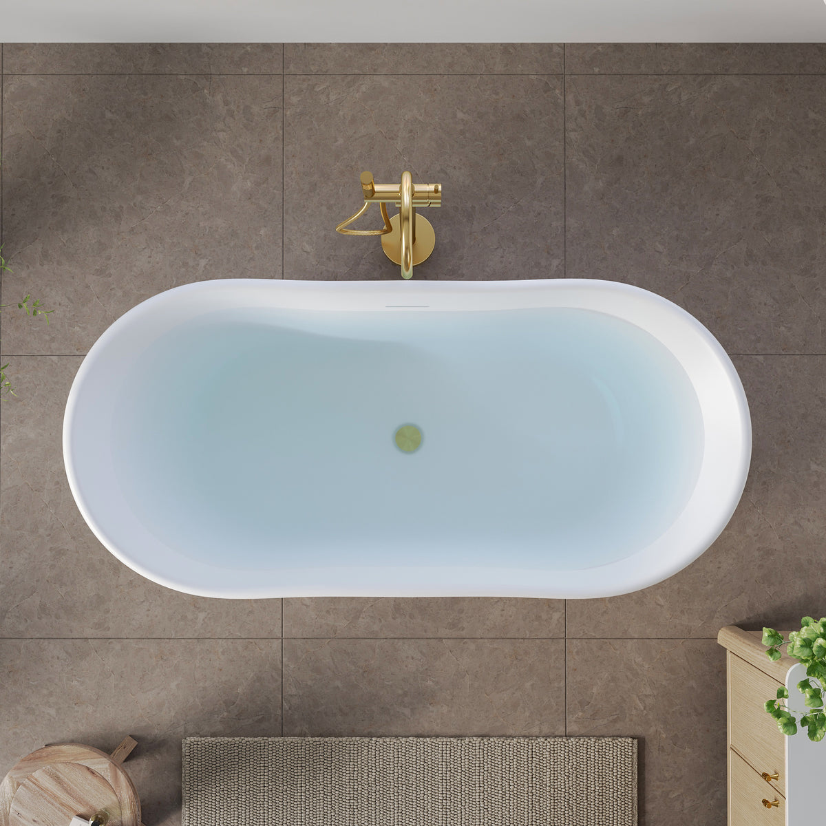 #Drain Finish_Brushed Gold