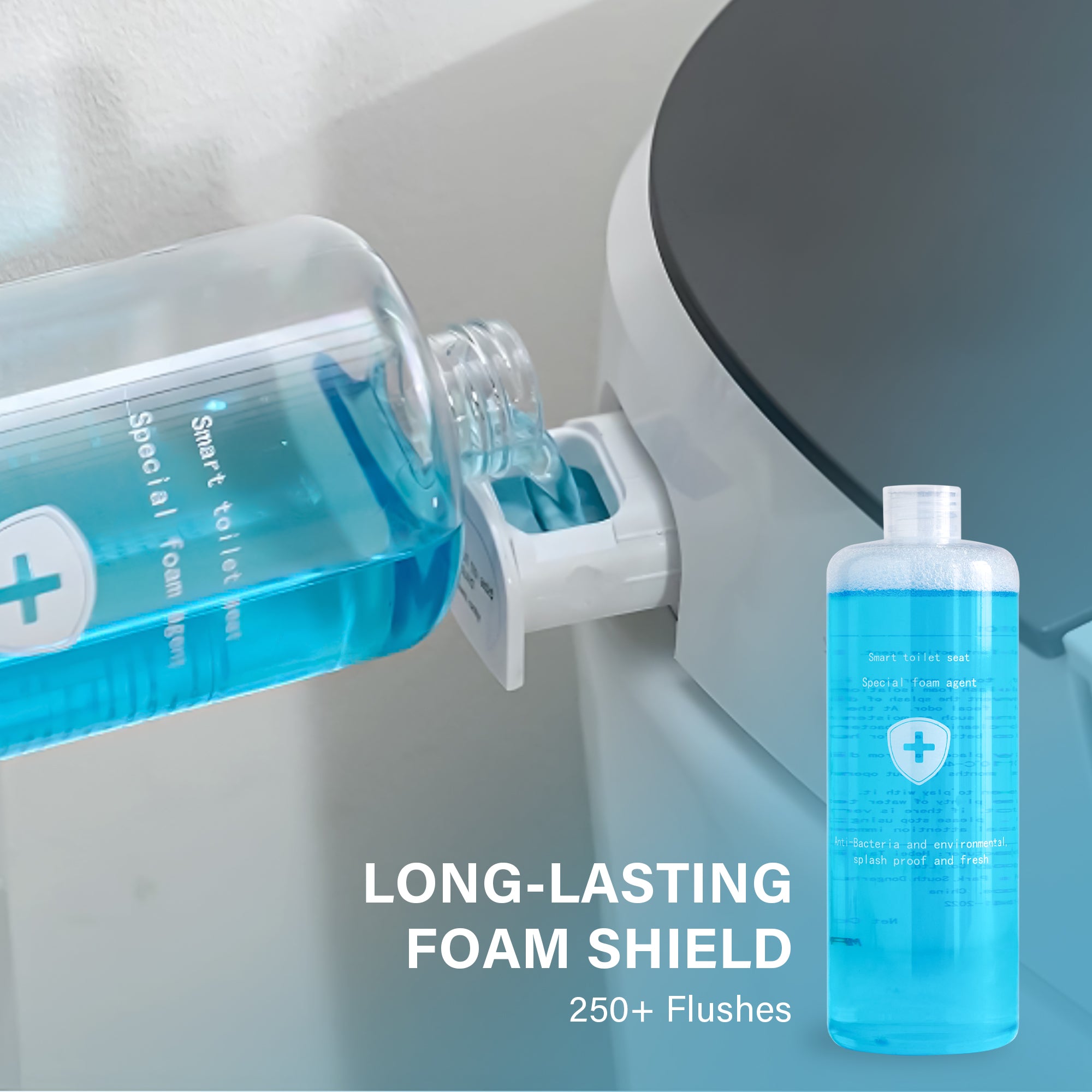Toilet Cleaner Shield for Wellfor Smart Toilets, 15.9 oz