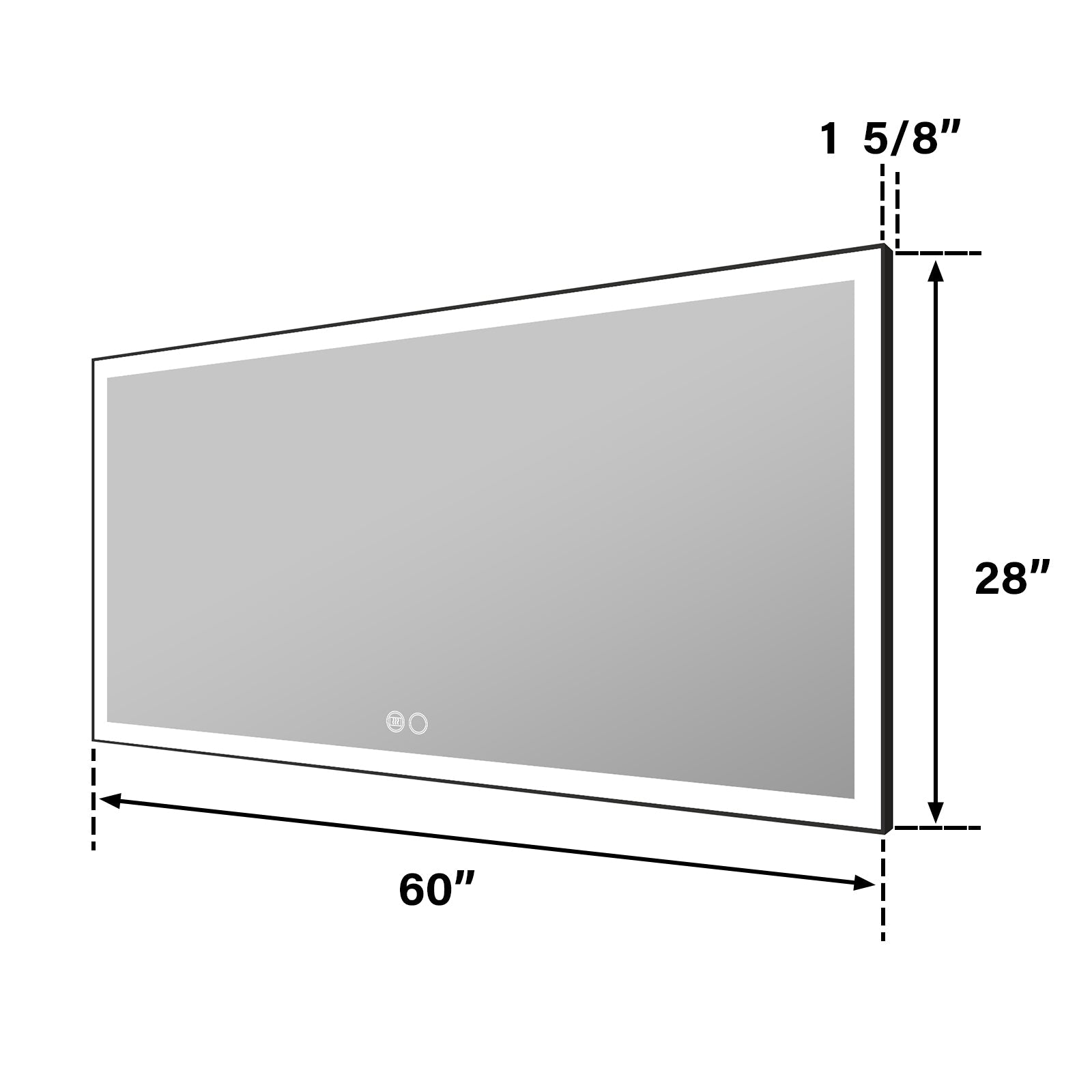Rectangular Bathroom Mirrors