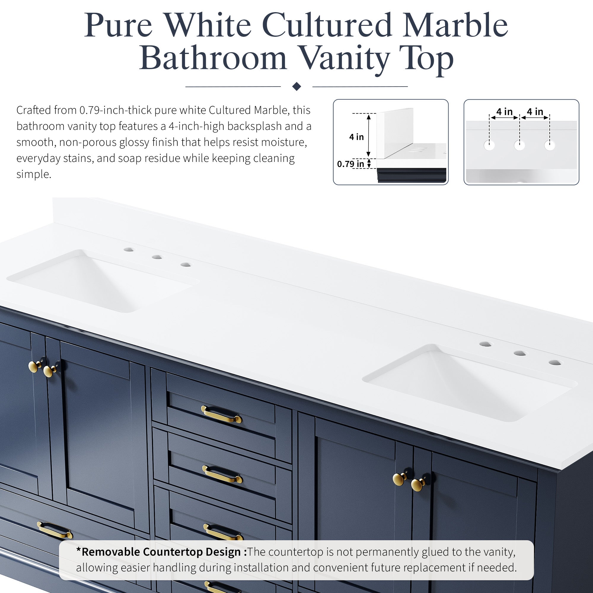 #Handle Color_Brushed Gold