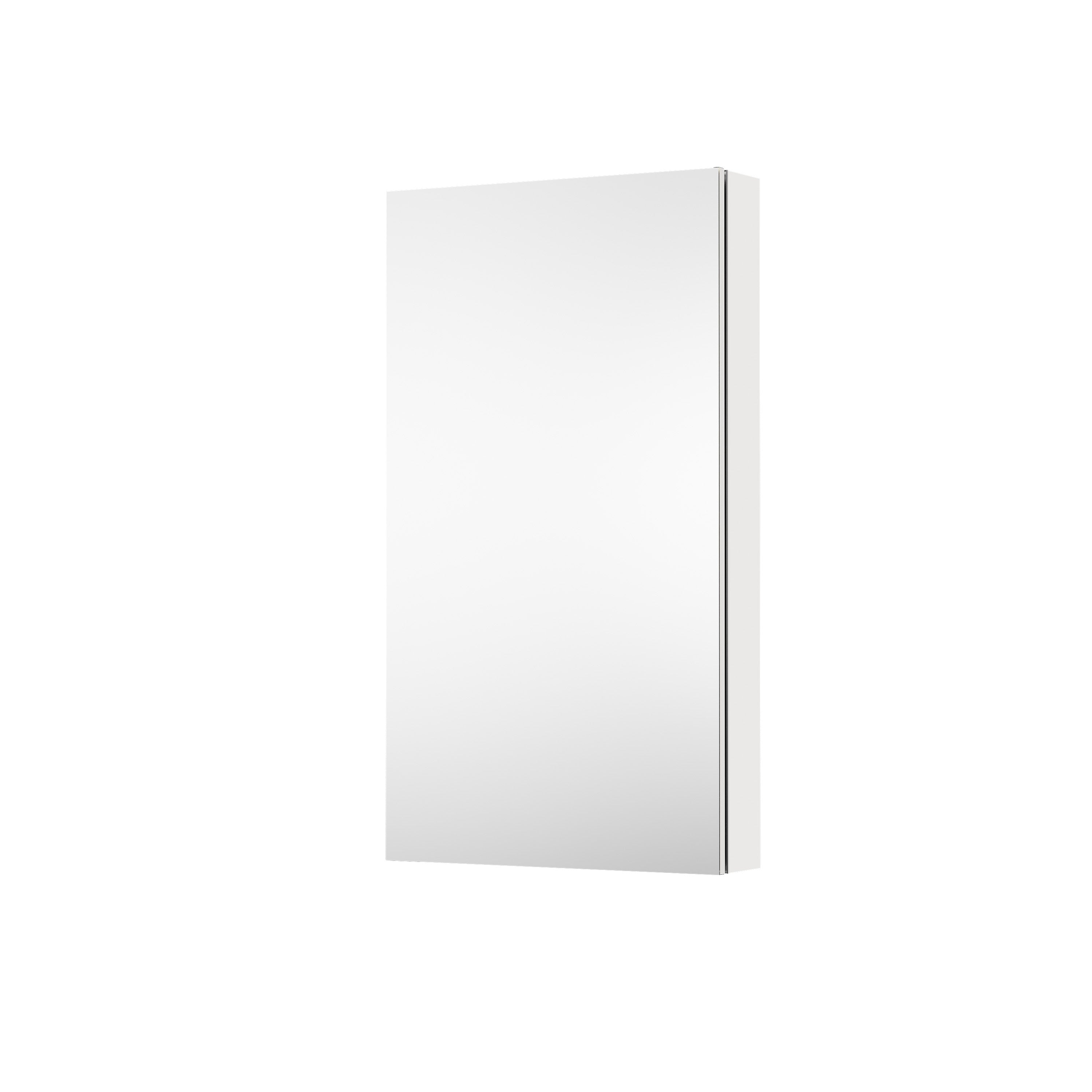 20 in. ×36 in. Copper-Free Tri-Views Mirror Medicine Cabinet, Recessed/Surface Mount and Left Swing Door