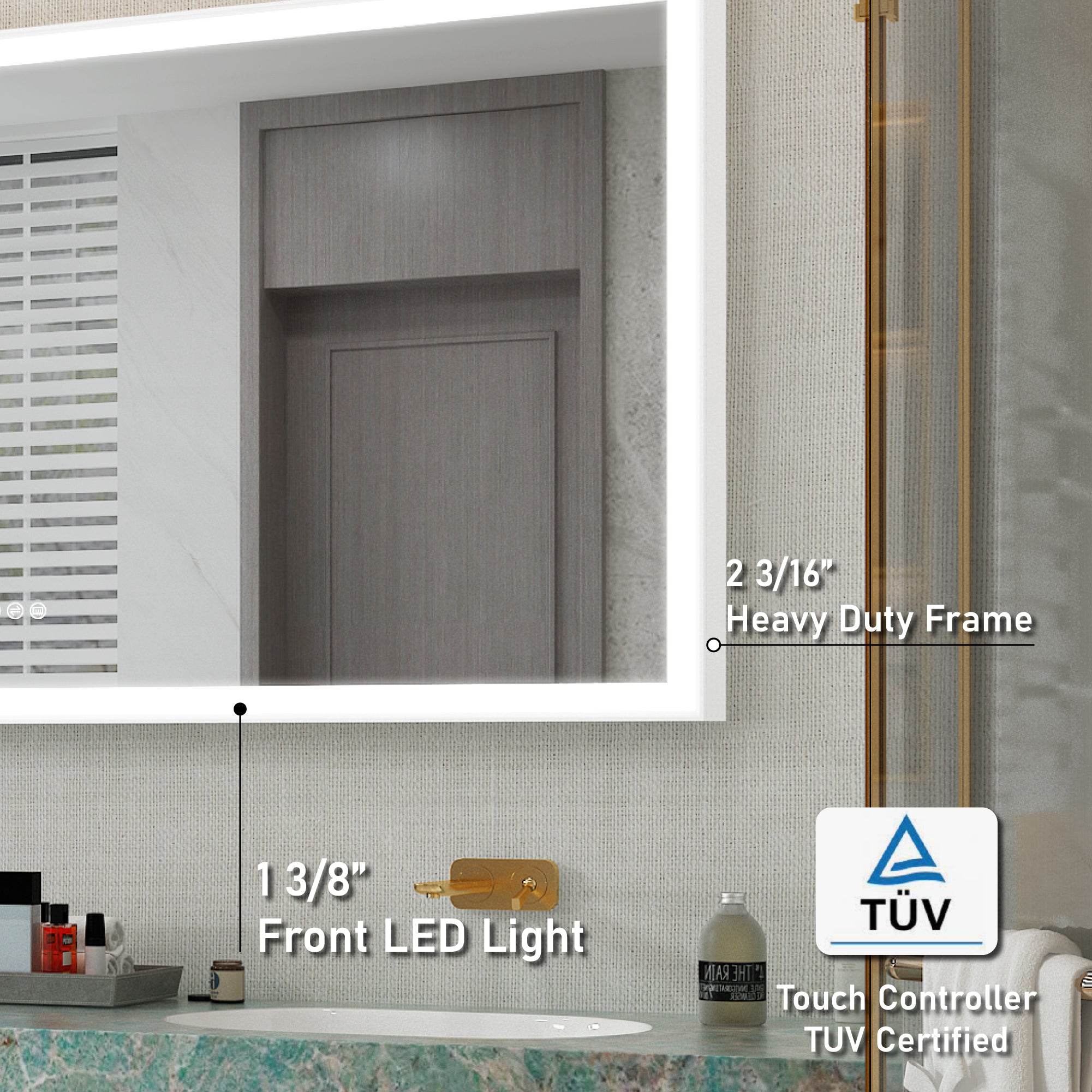 Bathroom Mirrors with LED Lights