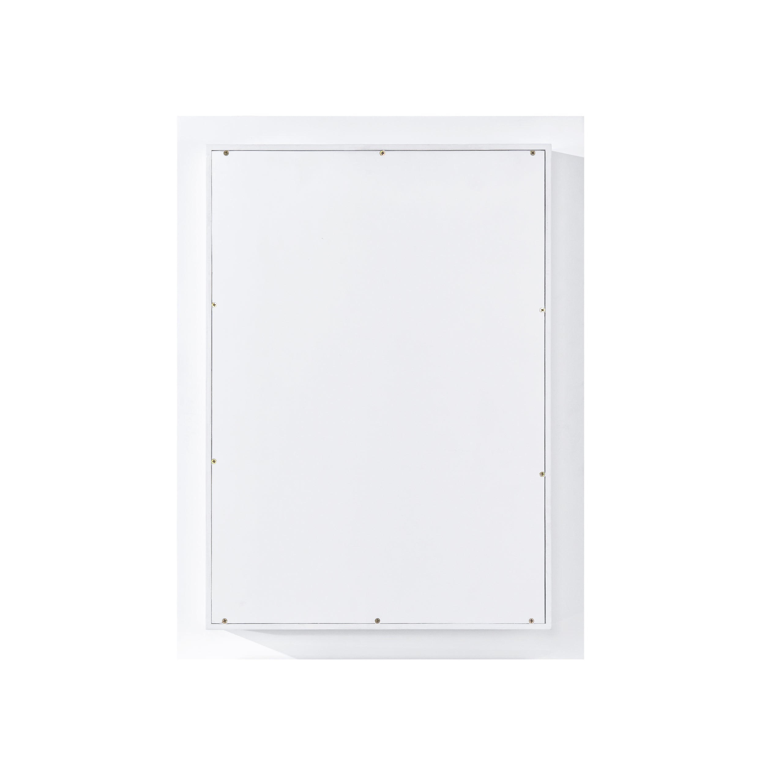 24 in.W x 32 in.H Wooden Recessed Bathroom Medicine Cabinet with Mirror in White