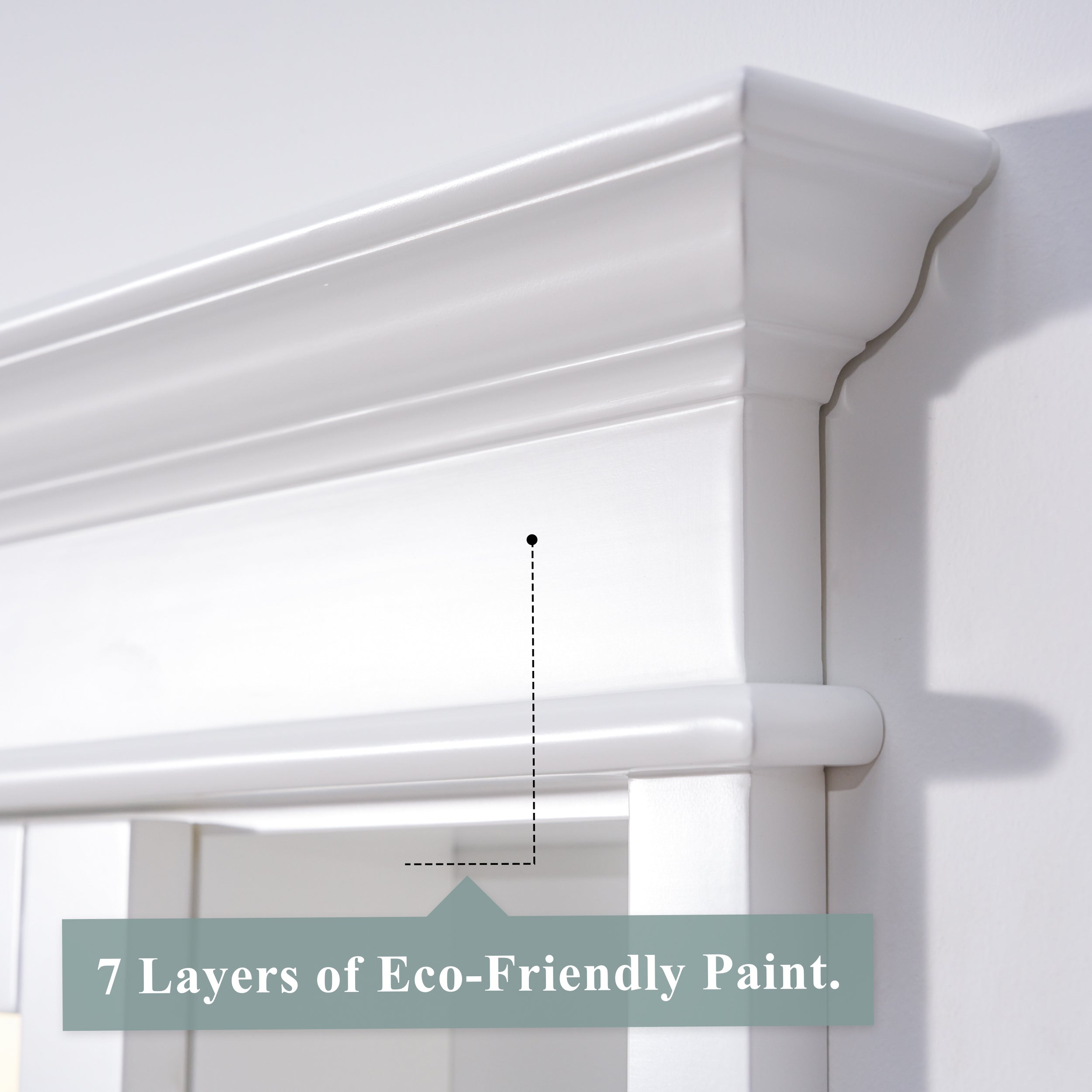 40 in.W x 32 in.H Recessed Bathroom Solid Wood Medicine Cabinet with Mirror in White