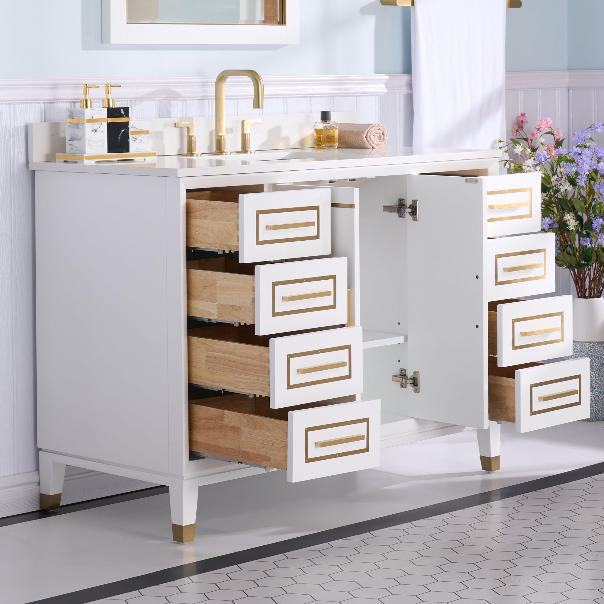 Quartz Bathroom Vanity Tops