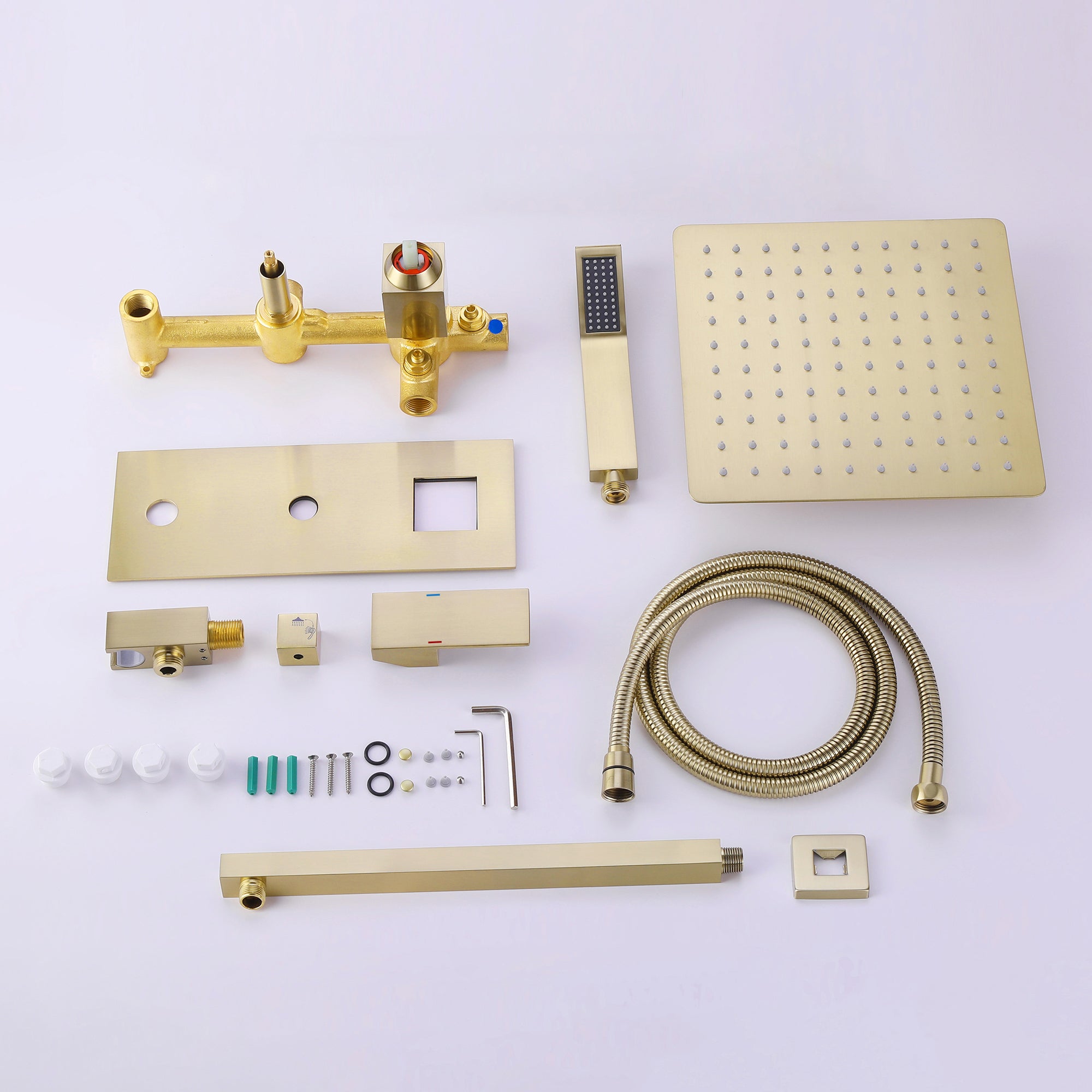 rain shower system with handheld