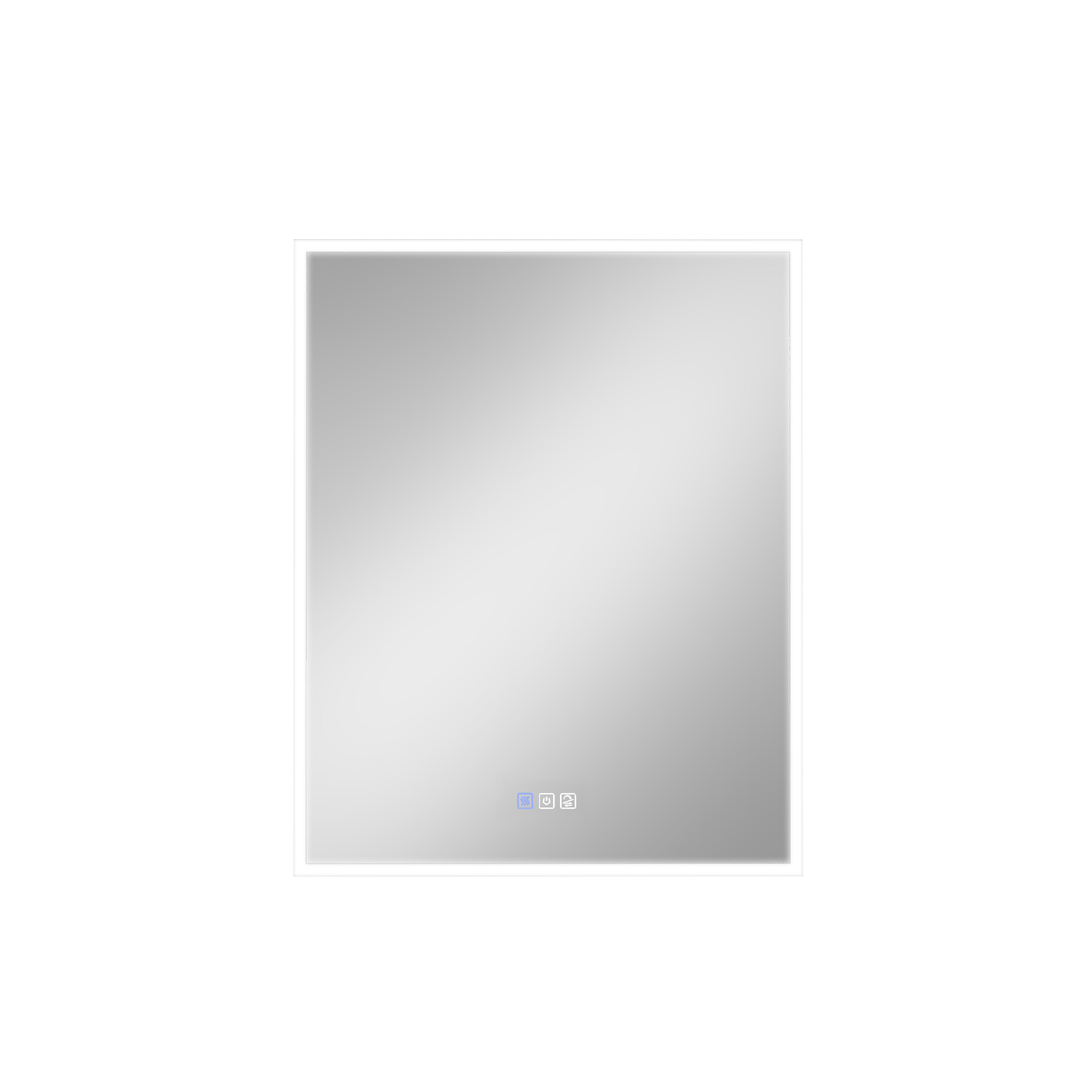 24 in. x 30 in. Upgraded Recessed/Surface Mount Left LED Medicine Cabinet with 3X Magnifier Glass Mirror