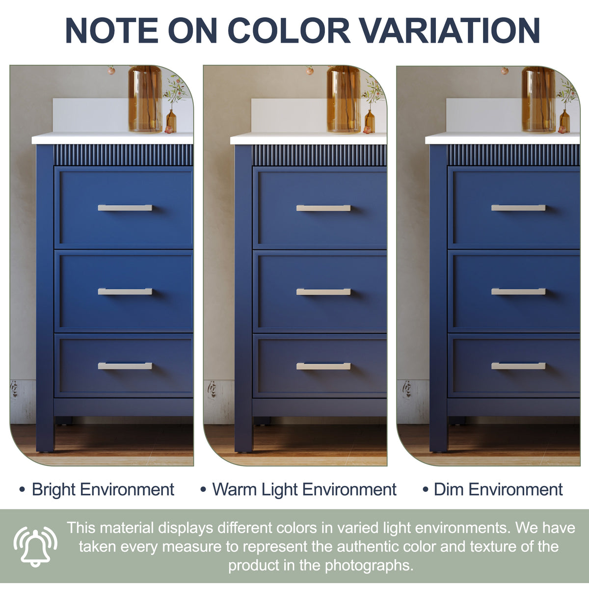 60 Inch Freestanding Solid Wood Bathroom Vanity with Pure White Quartz Countertop, 2 Soft-Close Doors & 7 Dovetail Drawers, Navy Blue