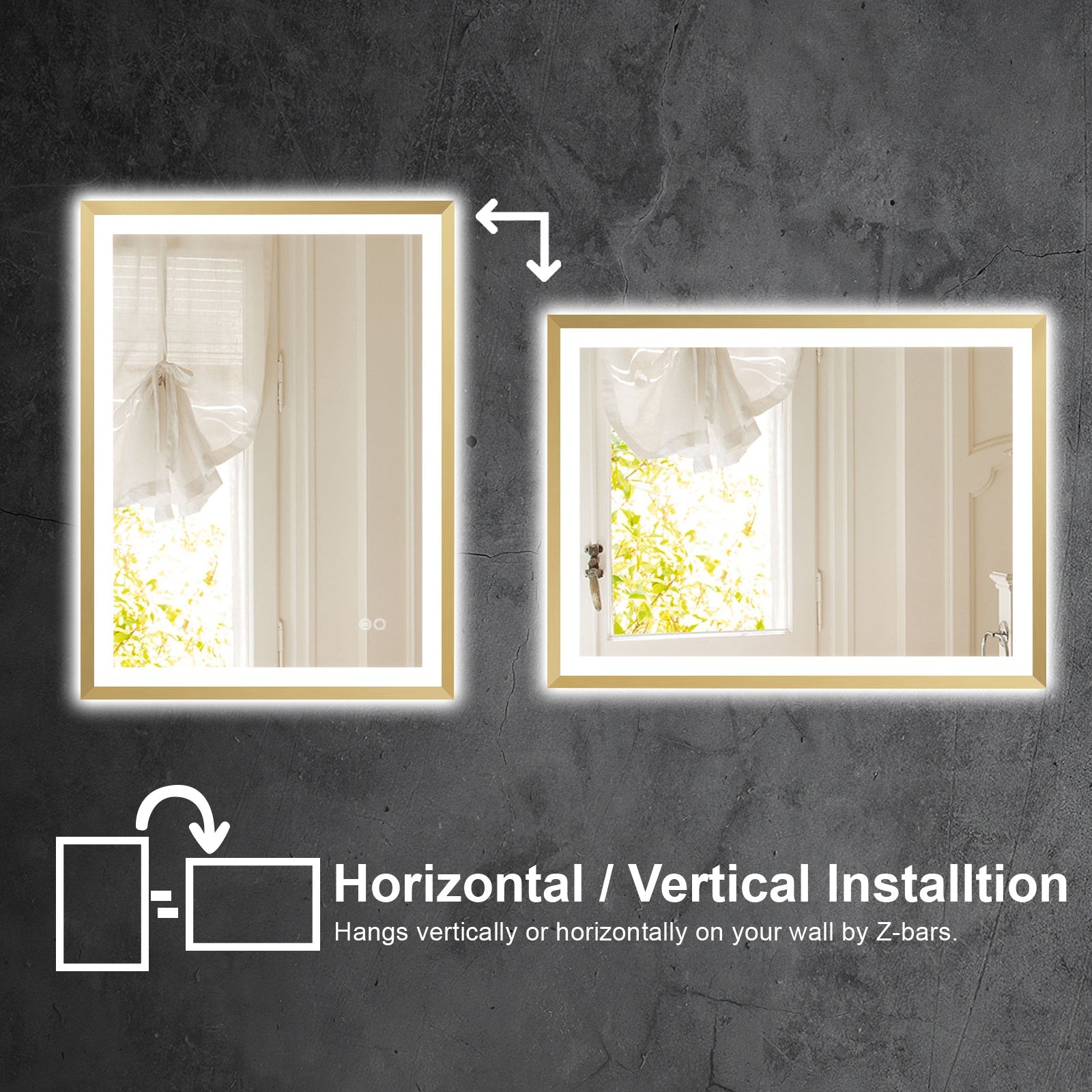 Wall Mirrors for Bathroom