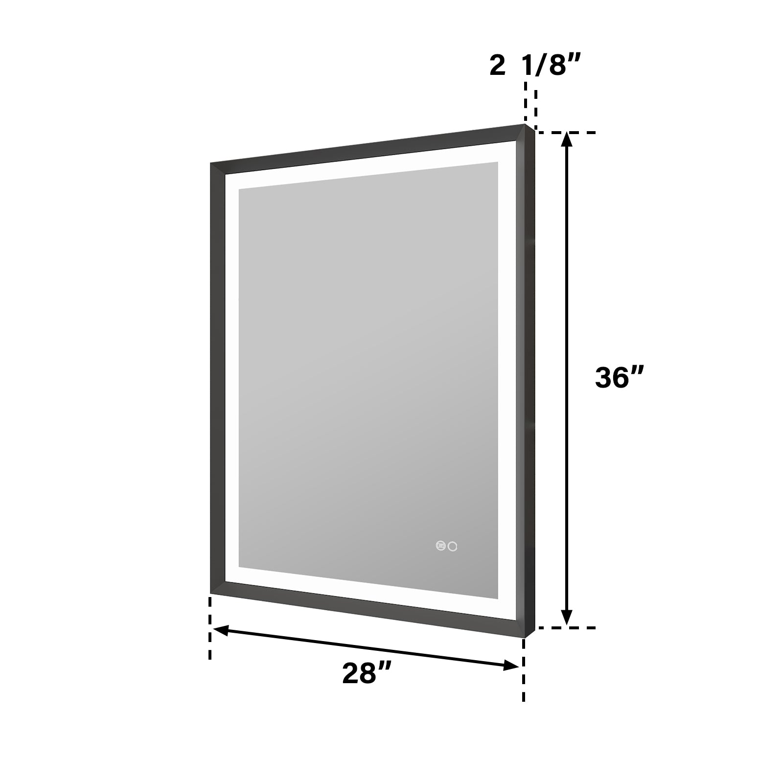Bathroom Mirror Size Detail