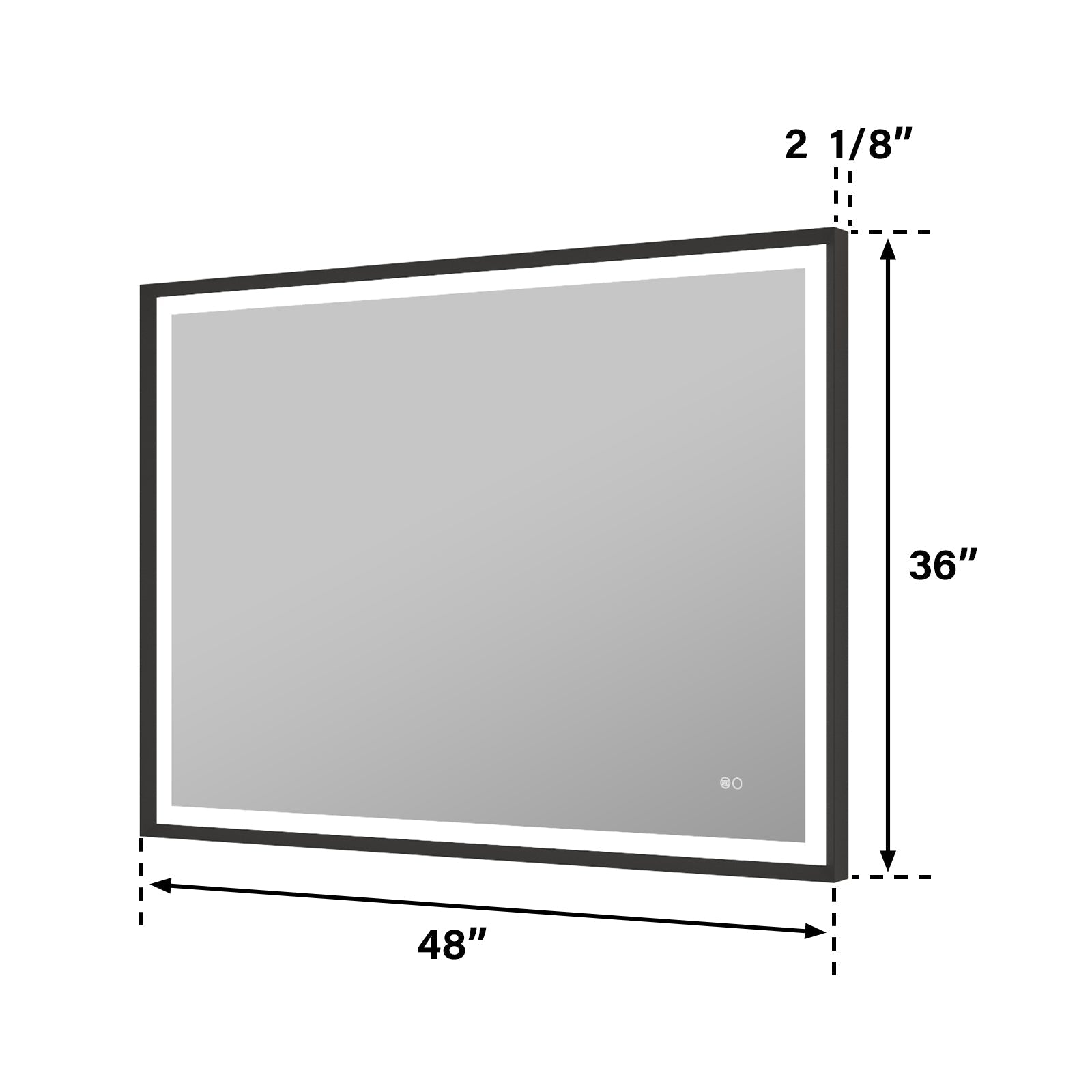 Rectangle Bathroom Mirror Size