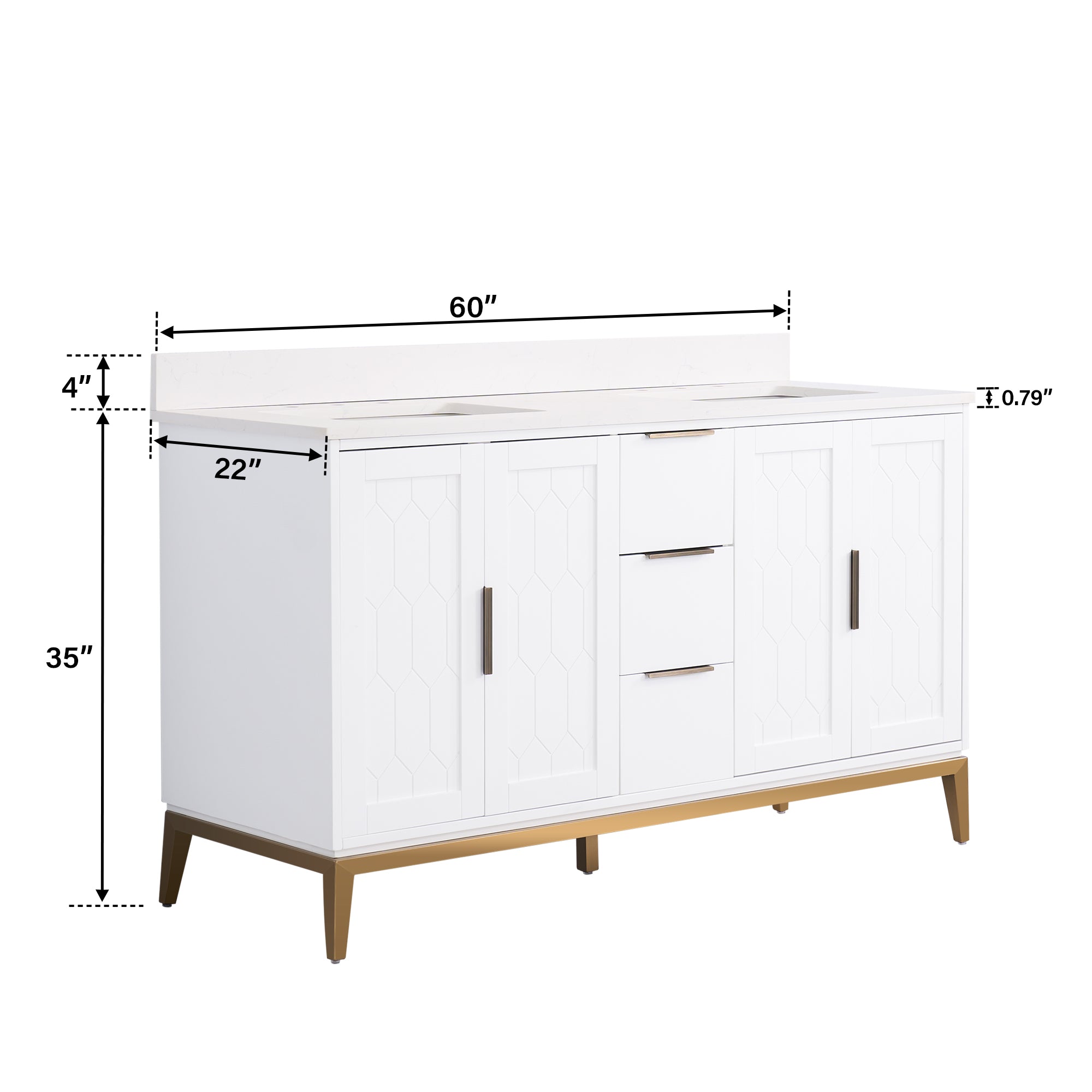 Bathroom Vanity White